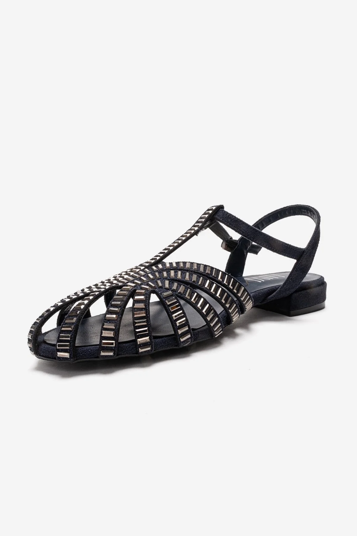 LAVINA - Navy Genuine Leather Sandal (Women) - Image 6