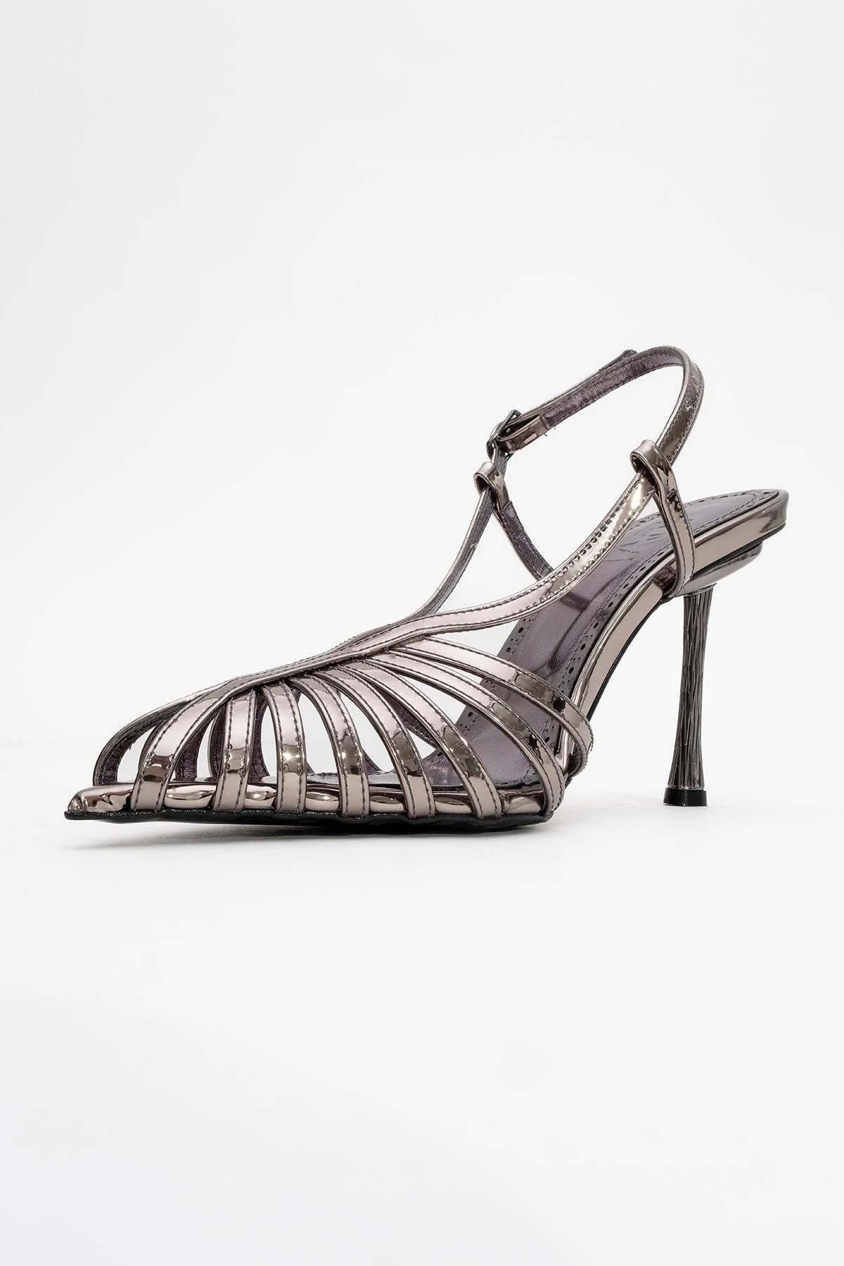 Leaf - Platinum Mirror High Heel Pump (Women) - Image 4