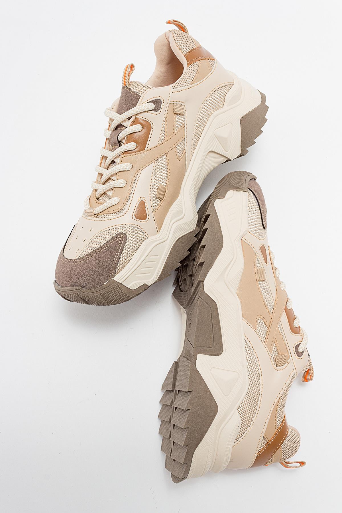 Loretta - Beige-Brown Sneaker (Women) - Image 3