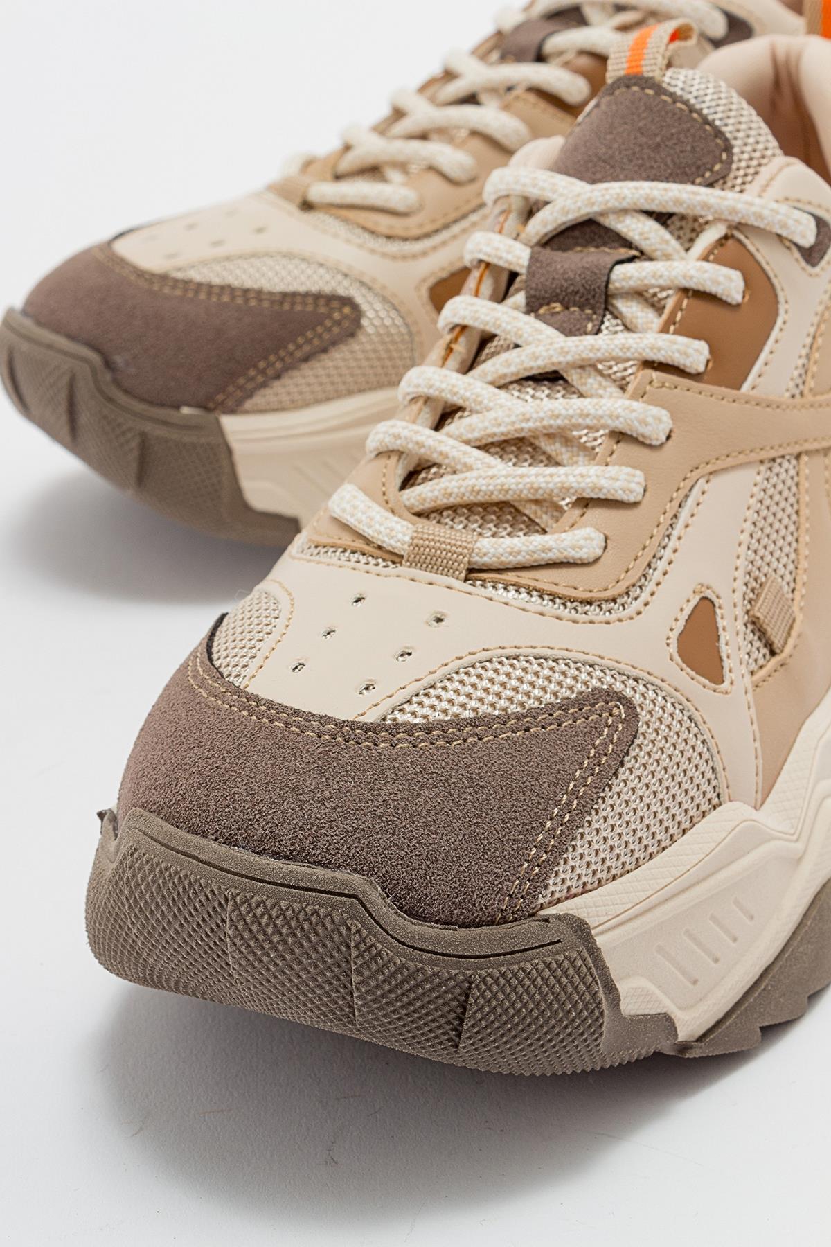 Loretta - Beige-Brown Sneaker (Women) - Image 4