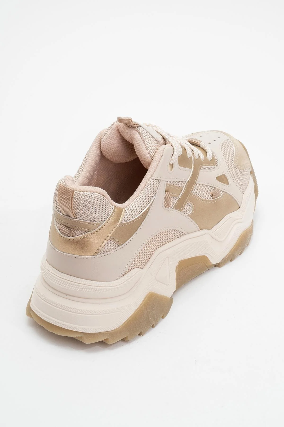 Loretta - Beige Gold Thick-Soled Sneaker (Women) - Image 4