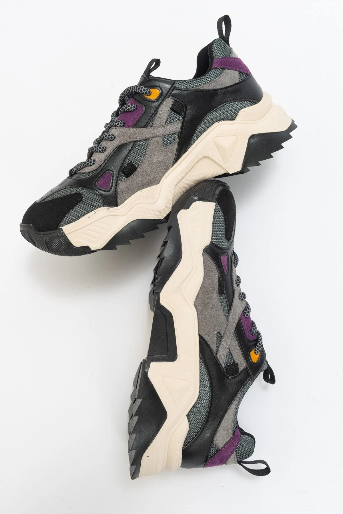 Loretta - Black-Purple Multi Sneaker (Women) - Image 2