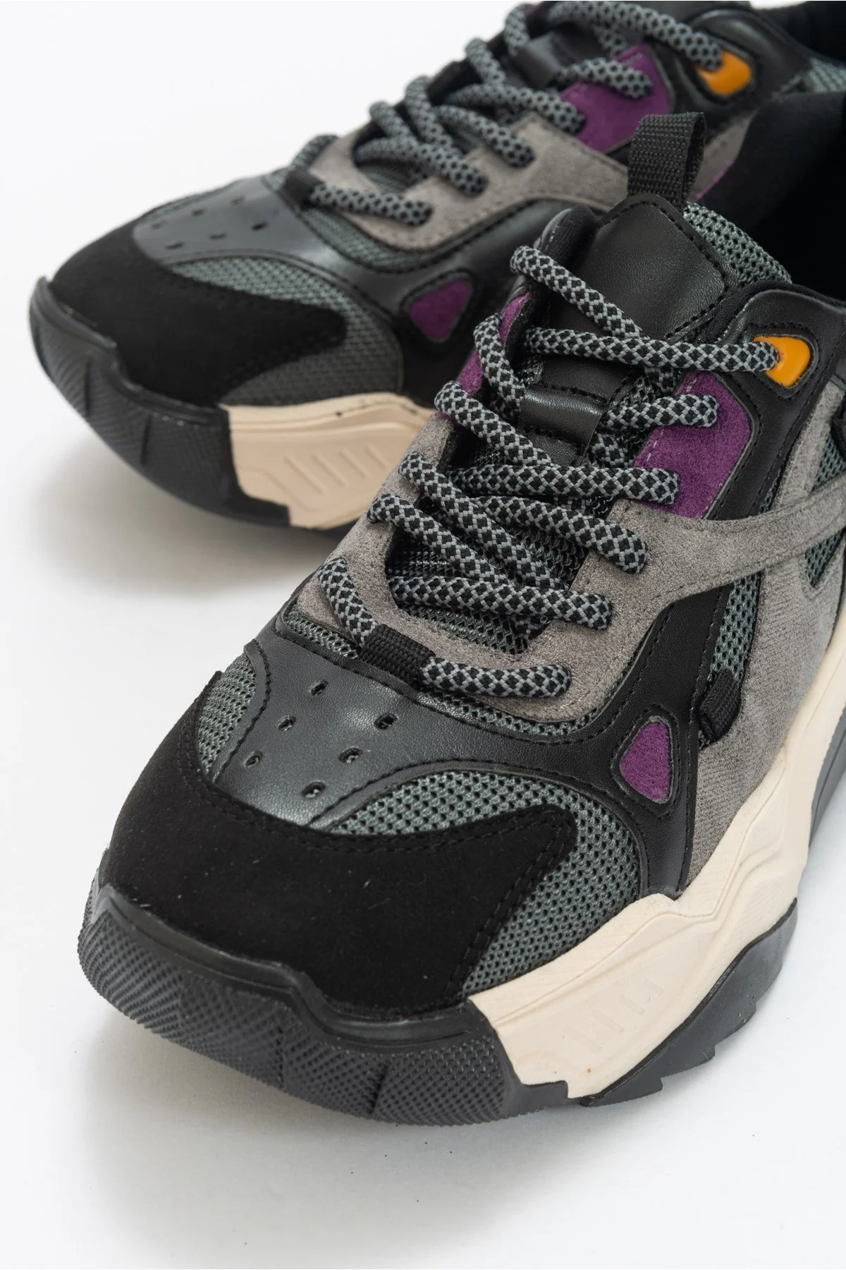 Loretta - Black-Purple Multi Sneaker (Women) - Image 4