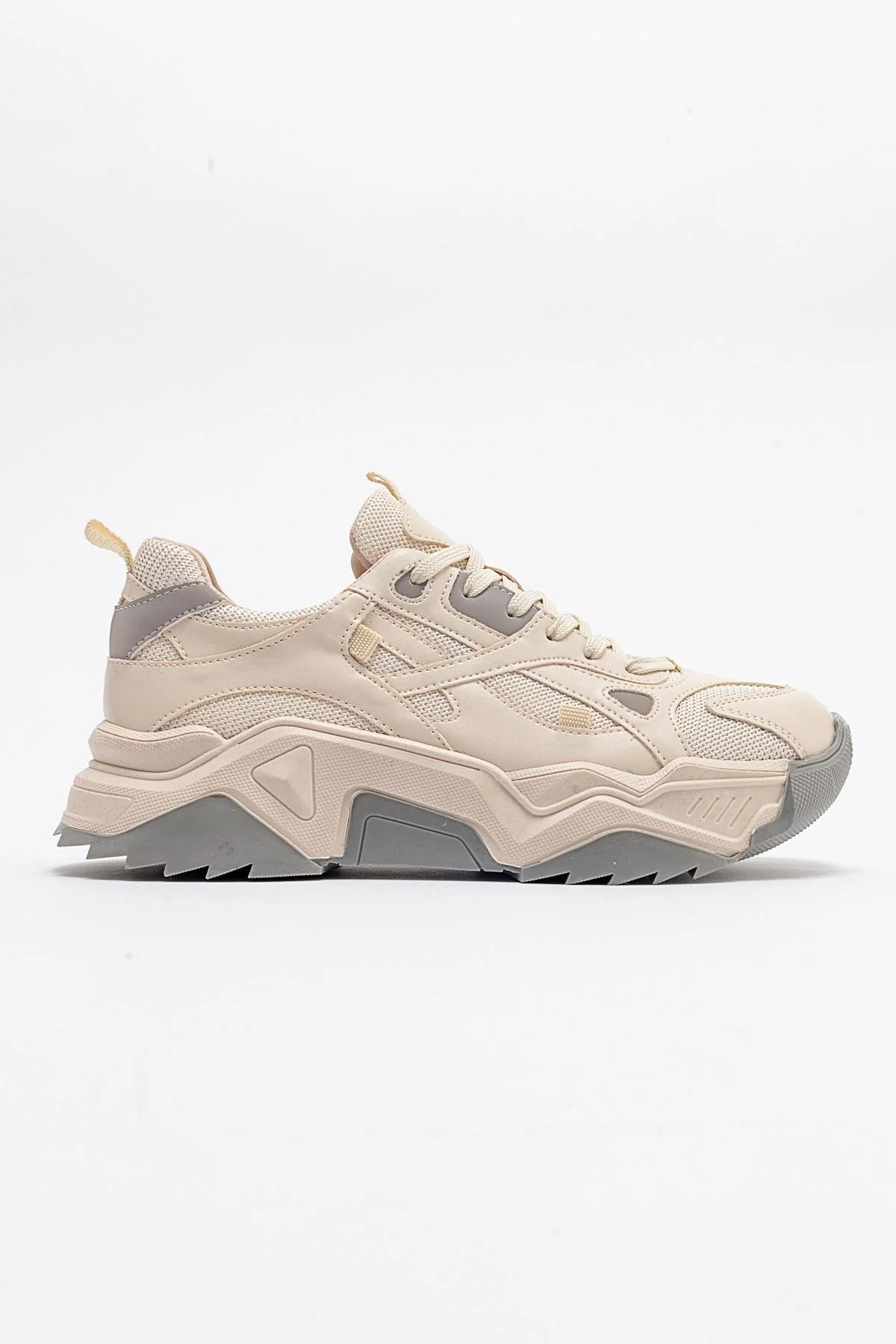 Loretta - Ecru-Grey Sneaker (Women) - Image 6