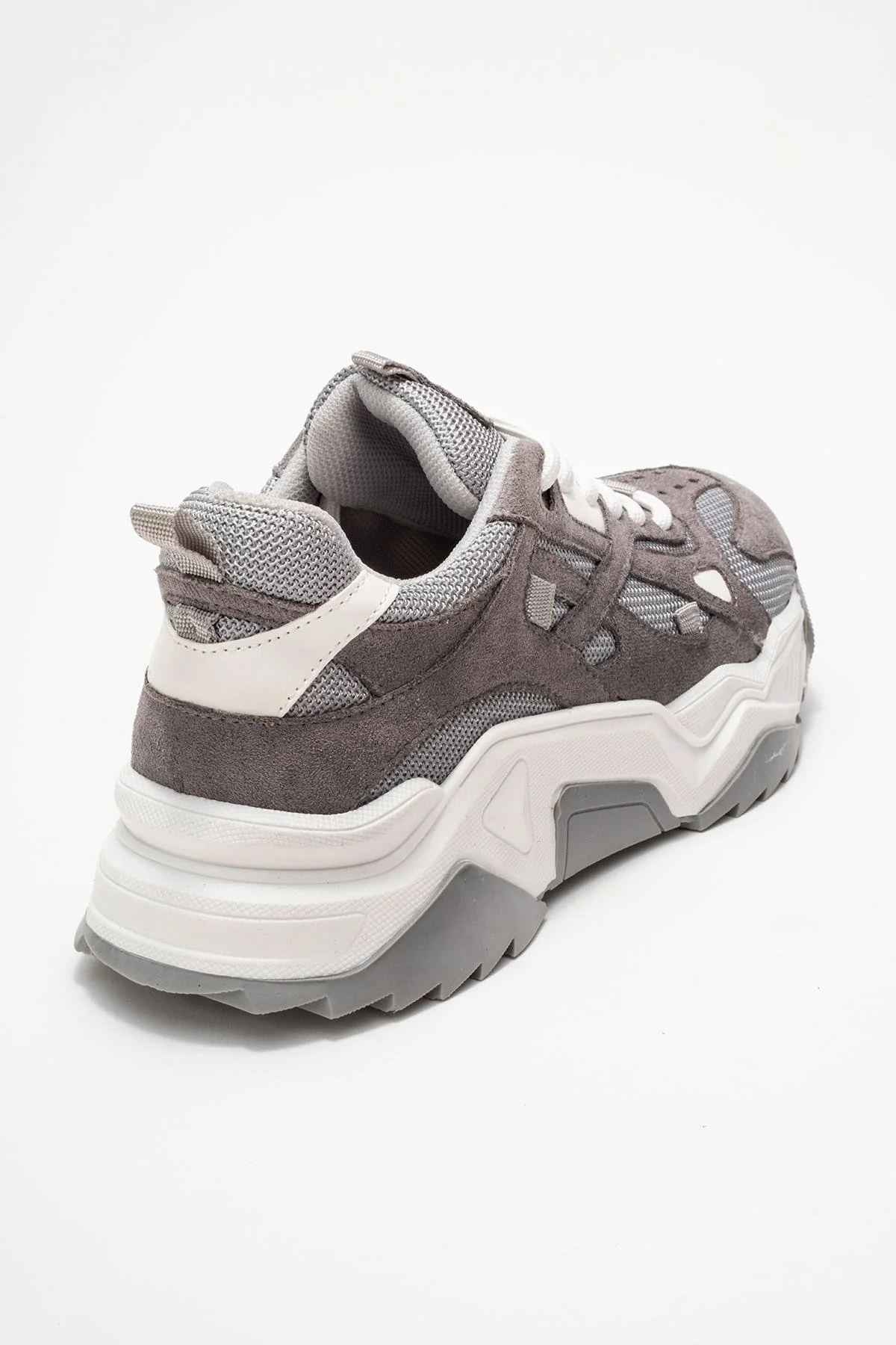 Loretta - Gray Suede Sneaker (Women) - Image 5