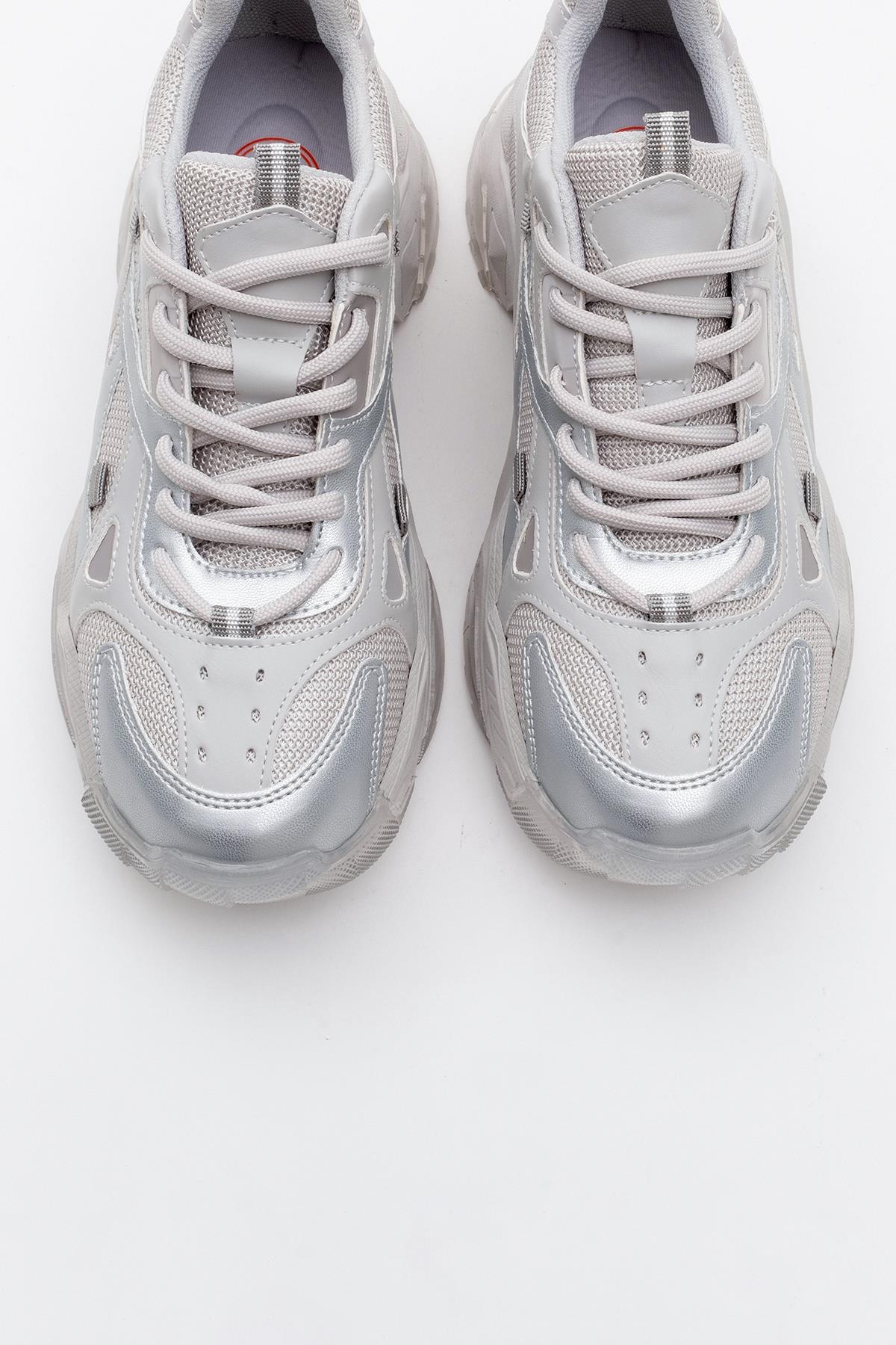 Loretta - Silver Gray Sneaker (Women) - Image 2