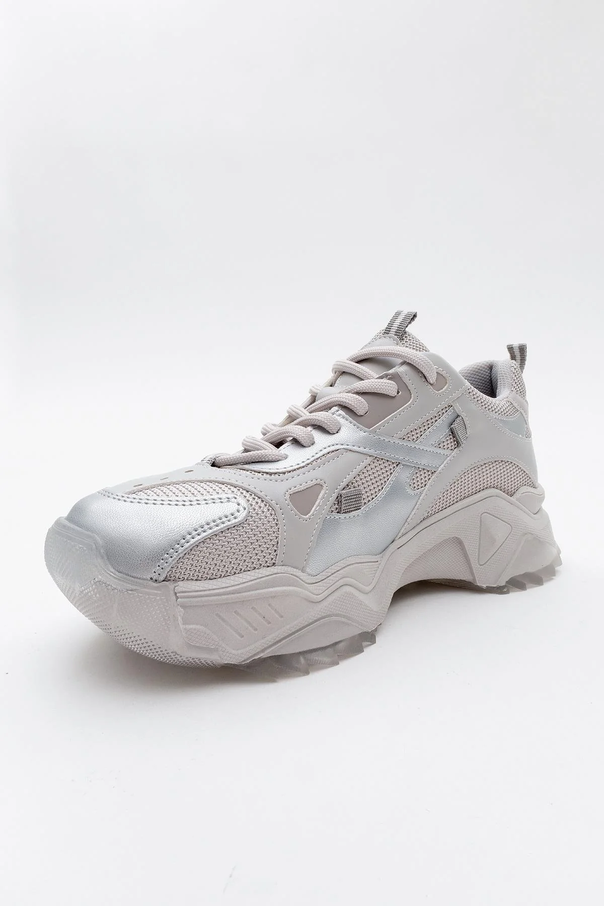 Loretta - Silver Gray Sneaker (Women) - Image 3
