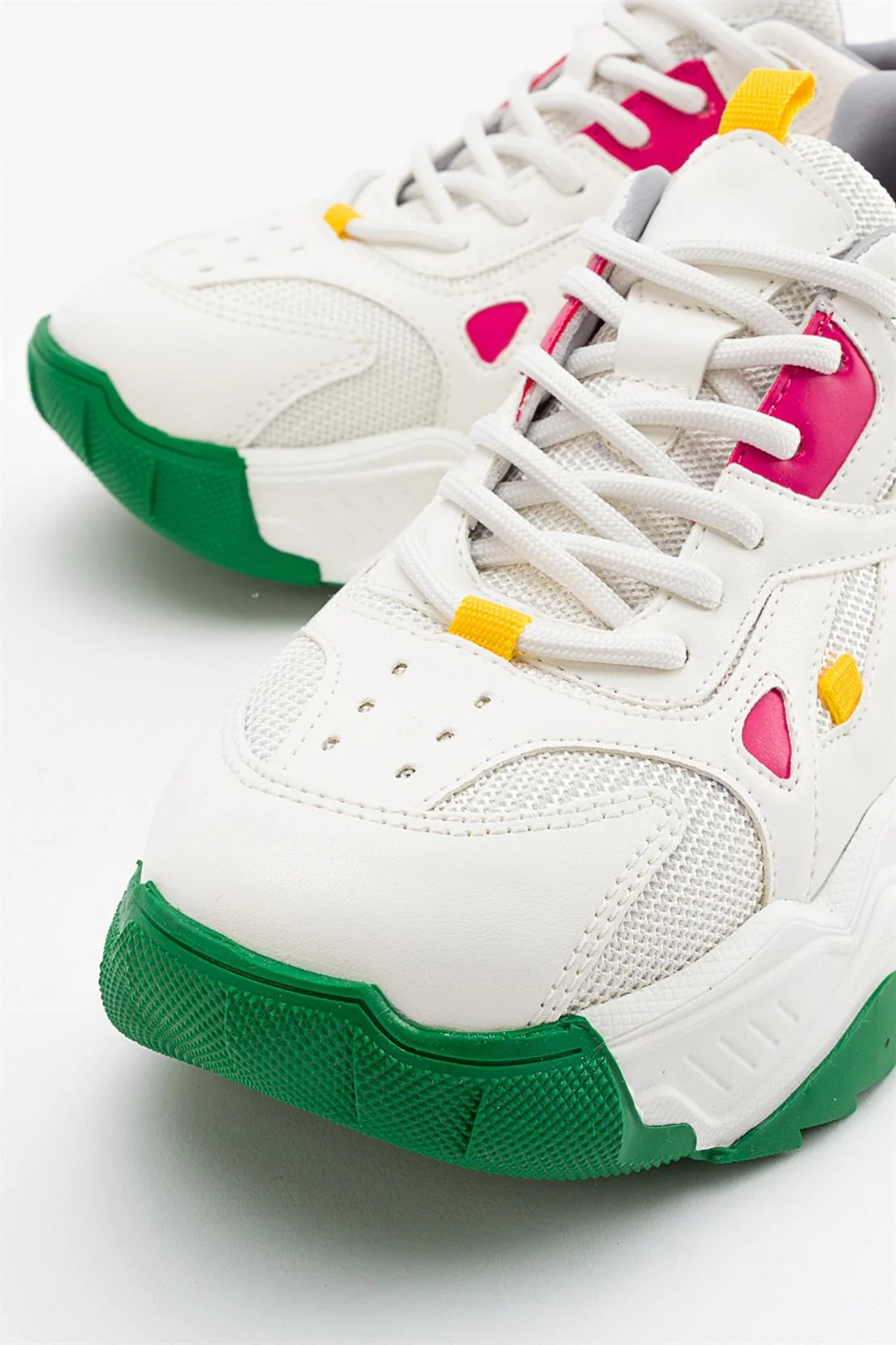 Loretta - White Green Multi Sneaker (Women) - Image 2