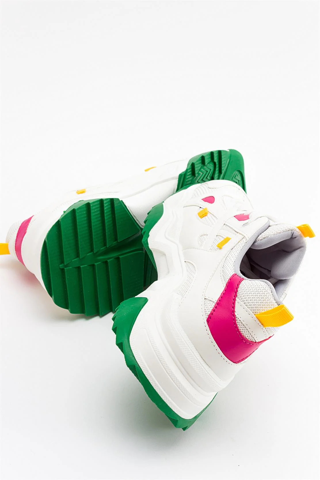 Loretta - White Green Multi Sneaker (Women) - Image 3