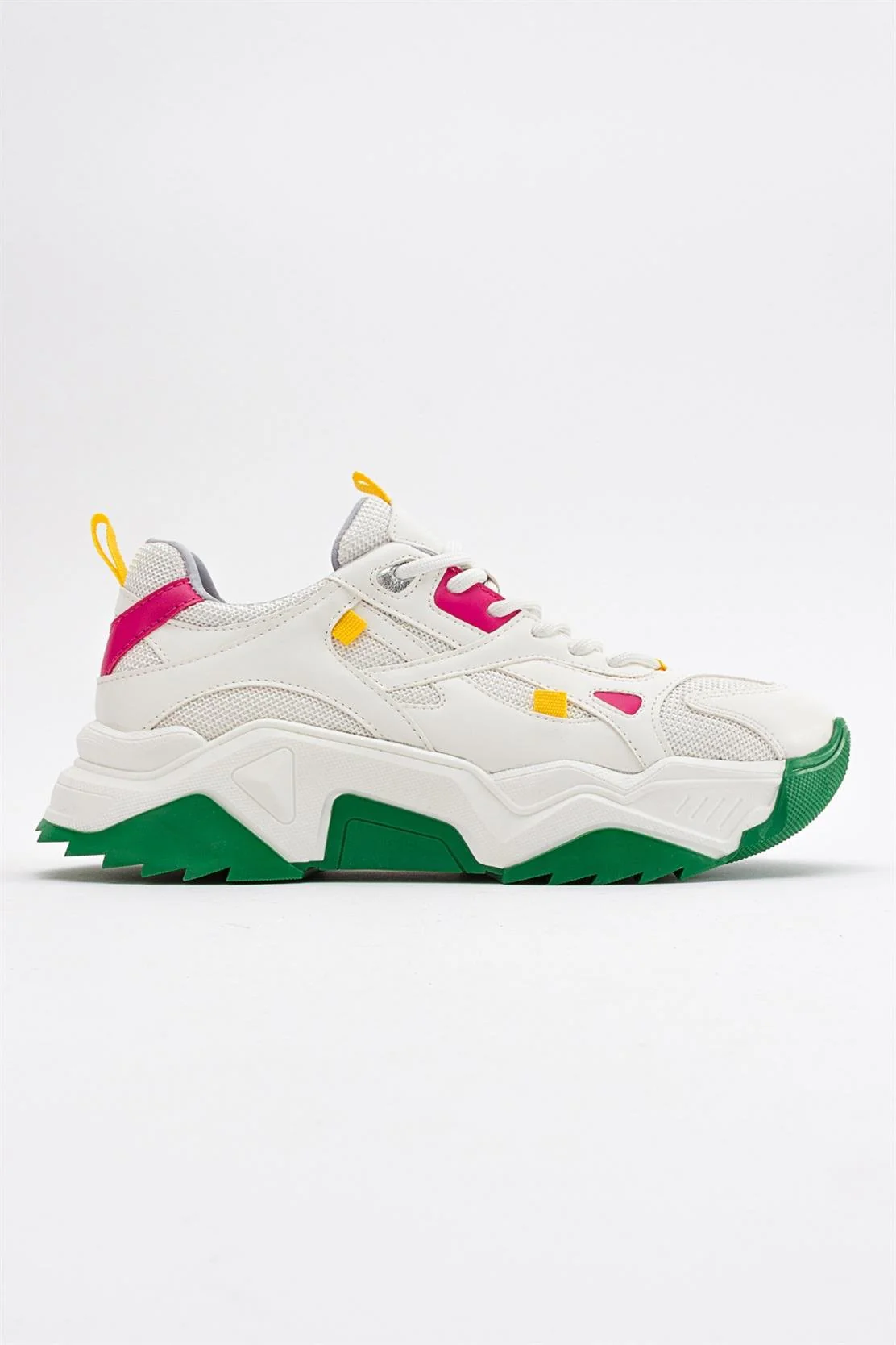 Loretta - White Green Multi Sneaker (Women) - Image 6