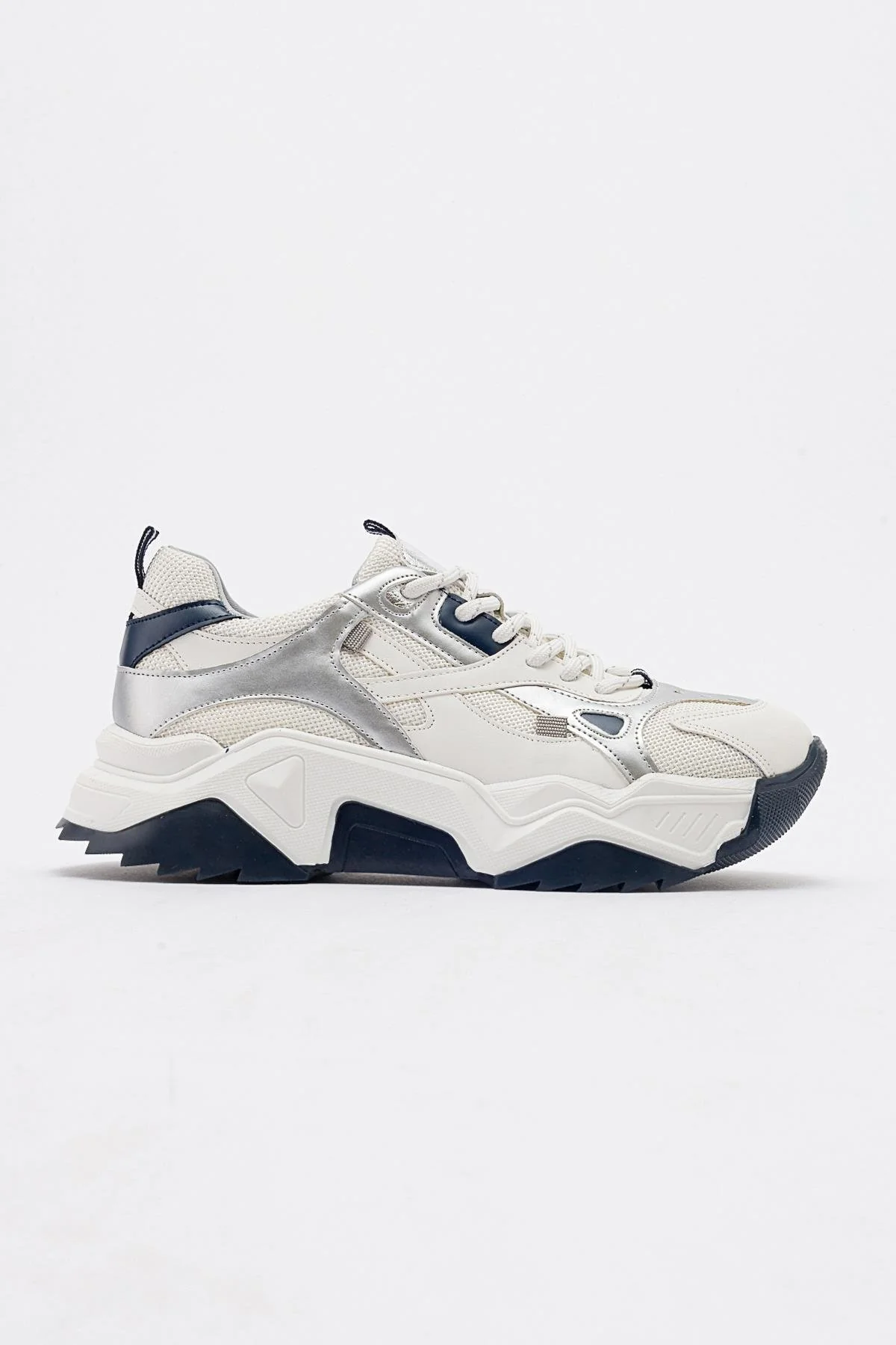Loretta - White-Navy Sneaker (Women) - Image 6