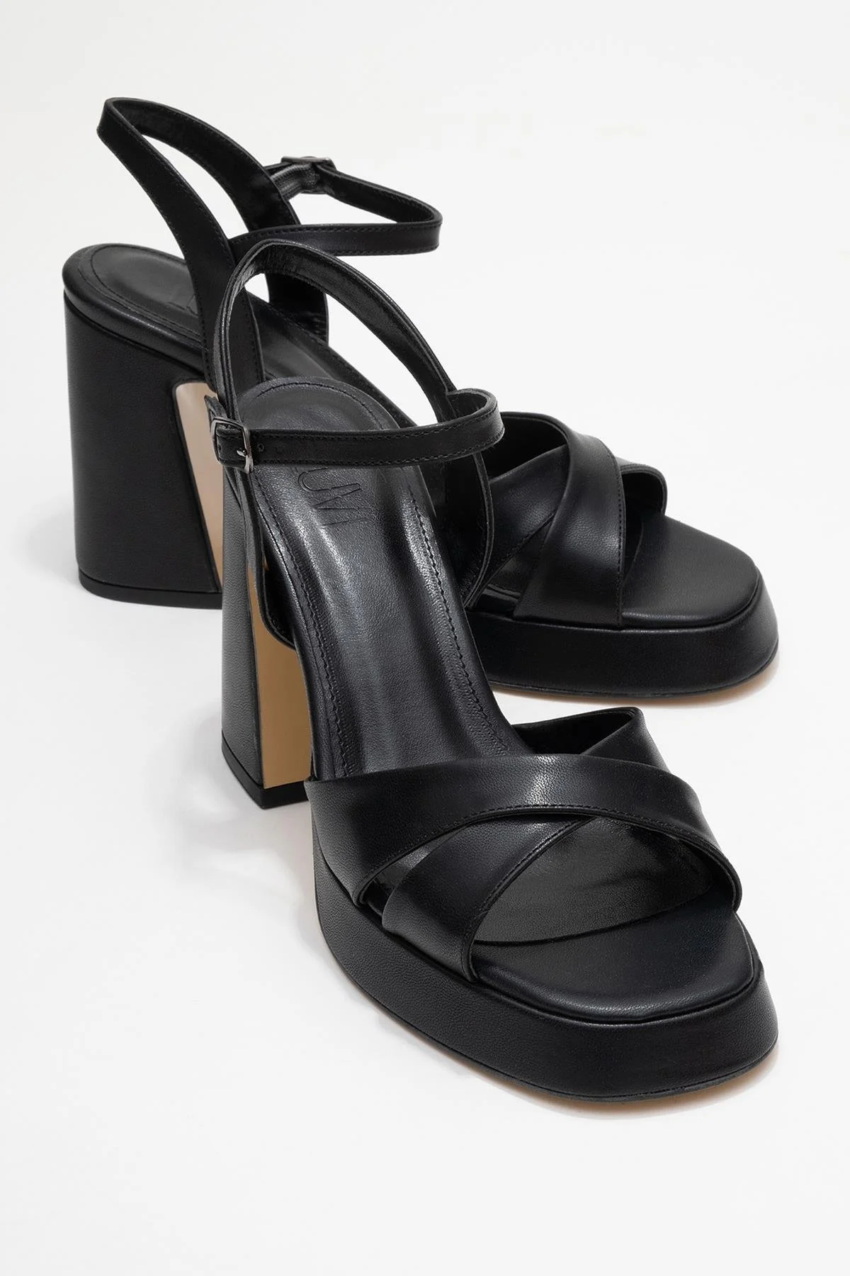 Lello - Black Platform Heel Shoe (Women)