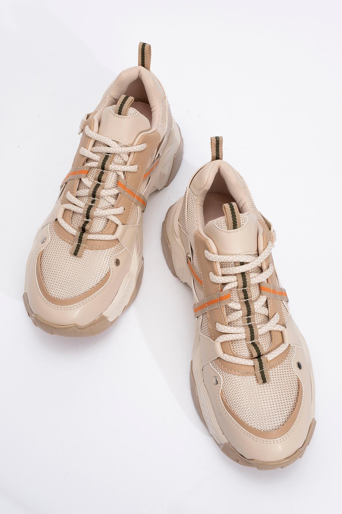 Maggie - Beige Sneakers (Women) - Image 2