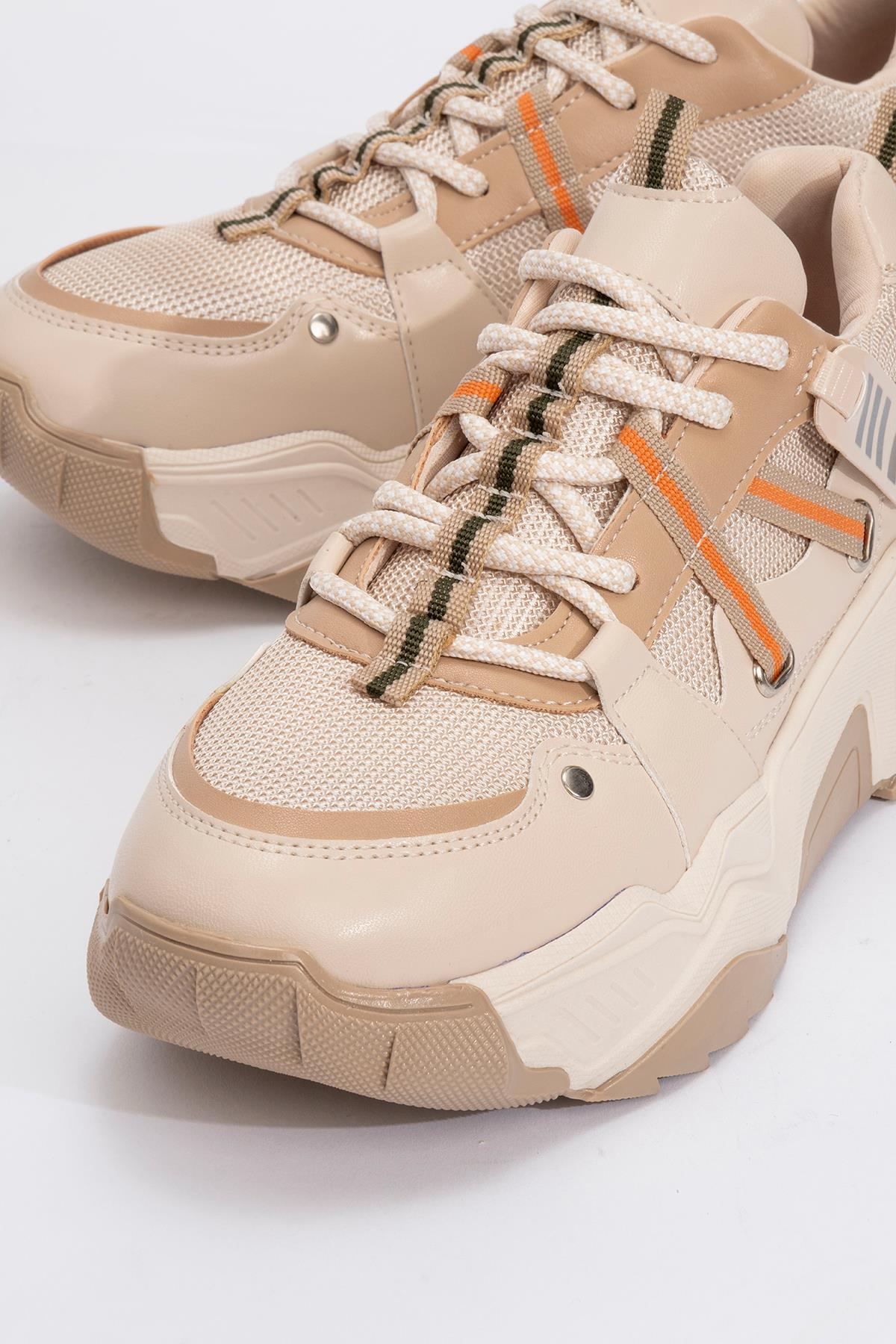 Maggie - Beige Sneakers (Women) - Image 3