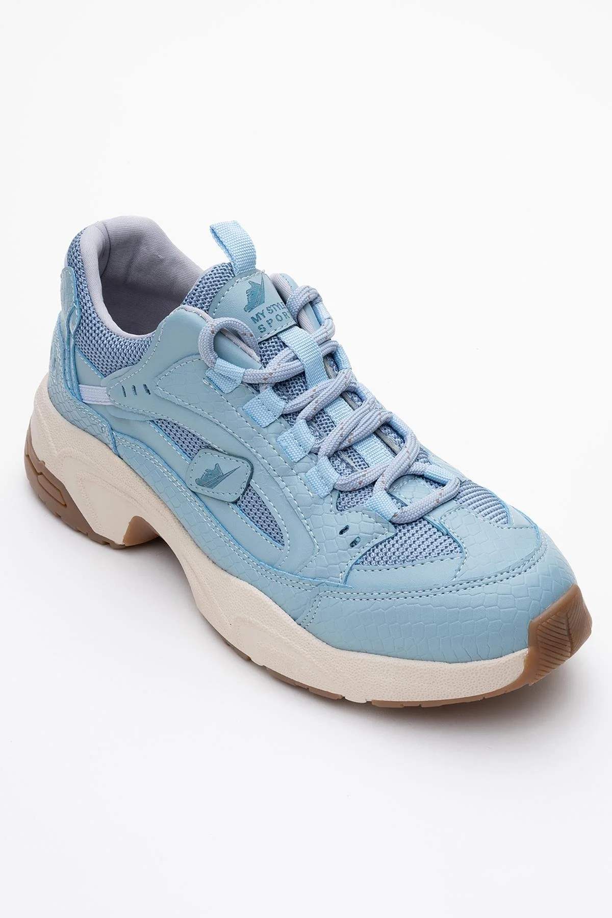 Bambi - Blue Printed Mesh Sneaker (Women) - Image 3