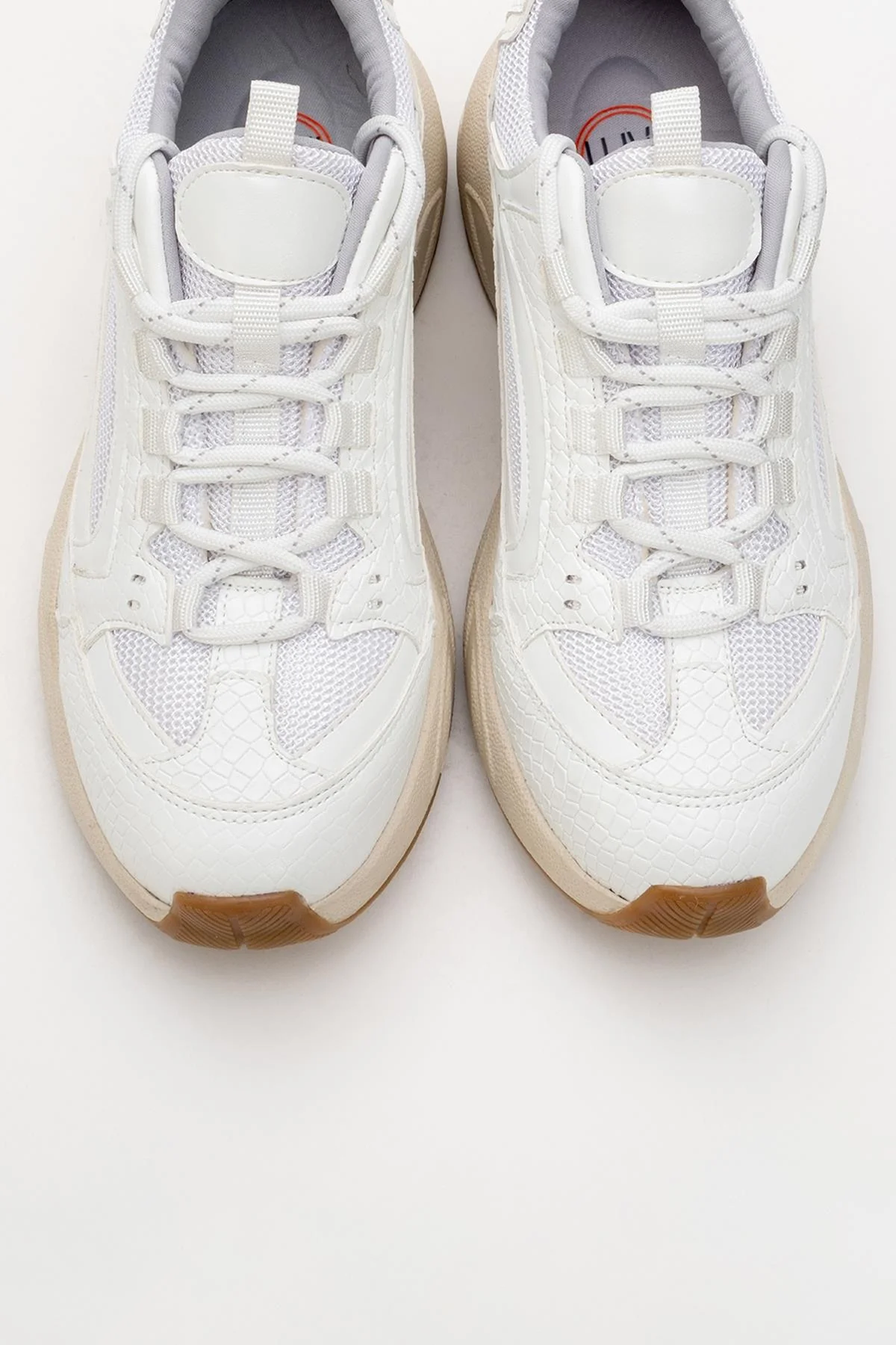 Bambi - White Printed Mesh Sneaker (Women) - Image 2