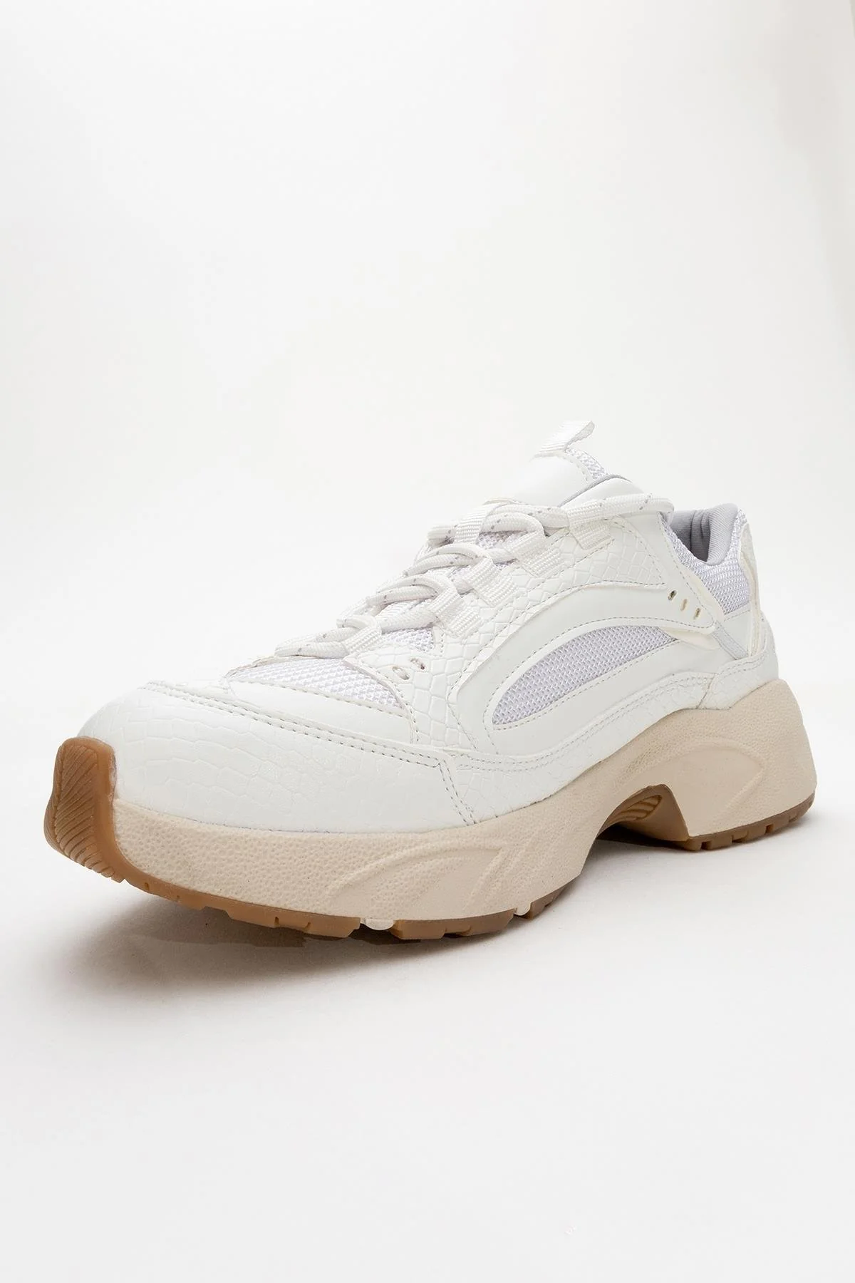 Bambi - White Printed Mesh Sneaker (Women) - Image 3