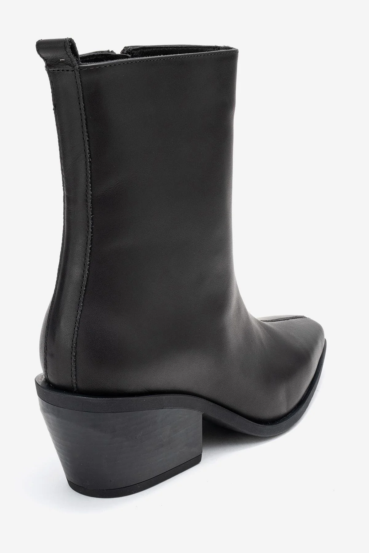 Lexia - Black Genuine Leather Western Boot (Women) - Image 5