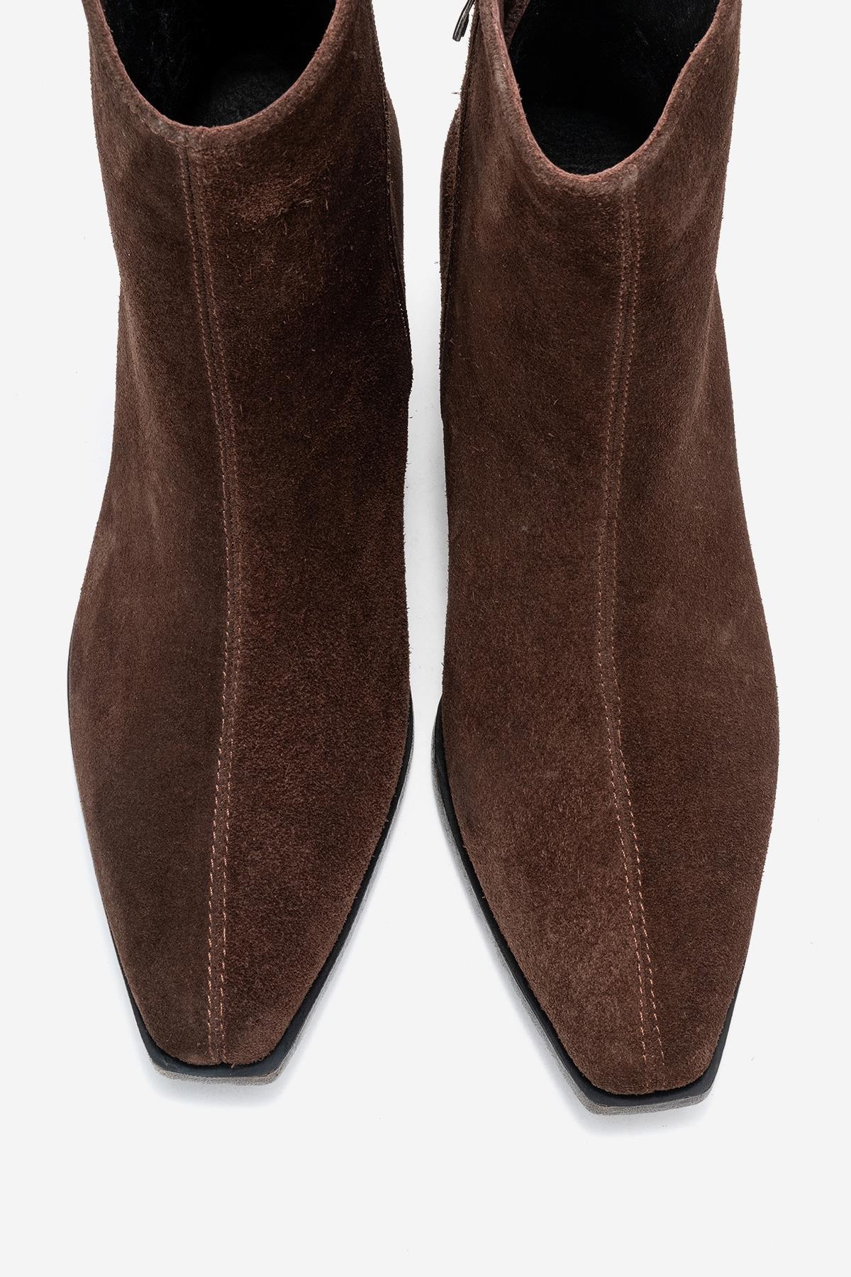 Lexia - Brown Genuine Leather Western Boot (Women) - Image 2