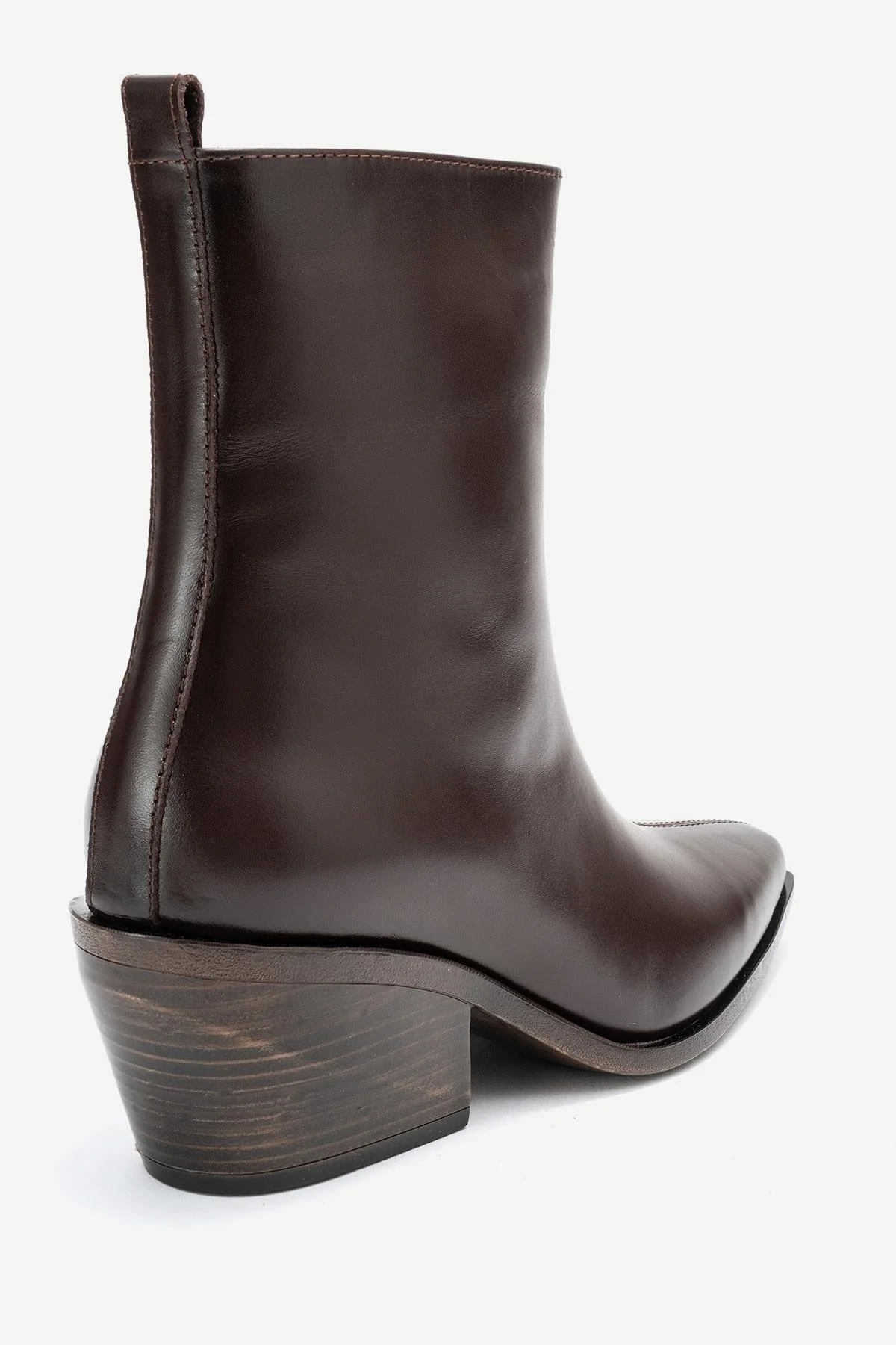 Lexia - Brown Genuine Leather Western Boot (Women) - Image 5