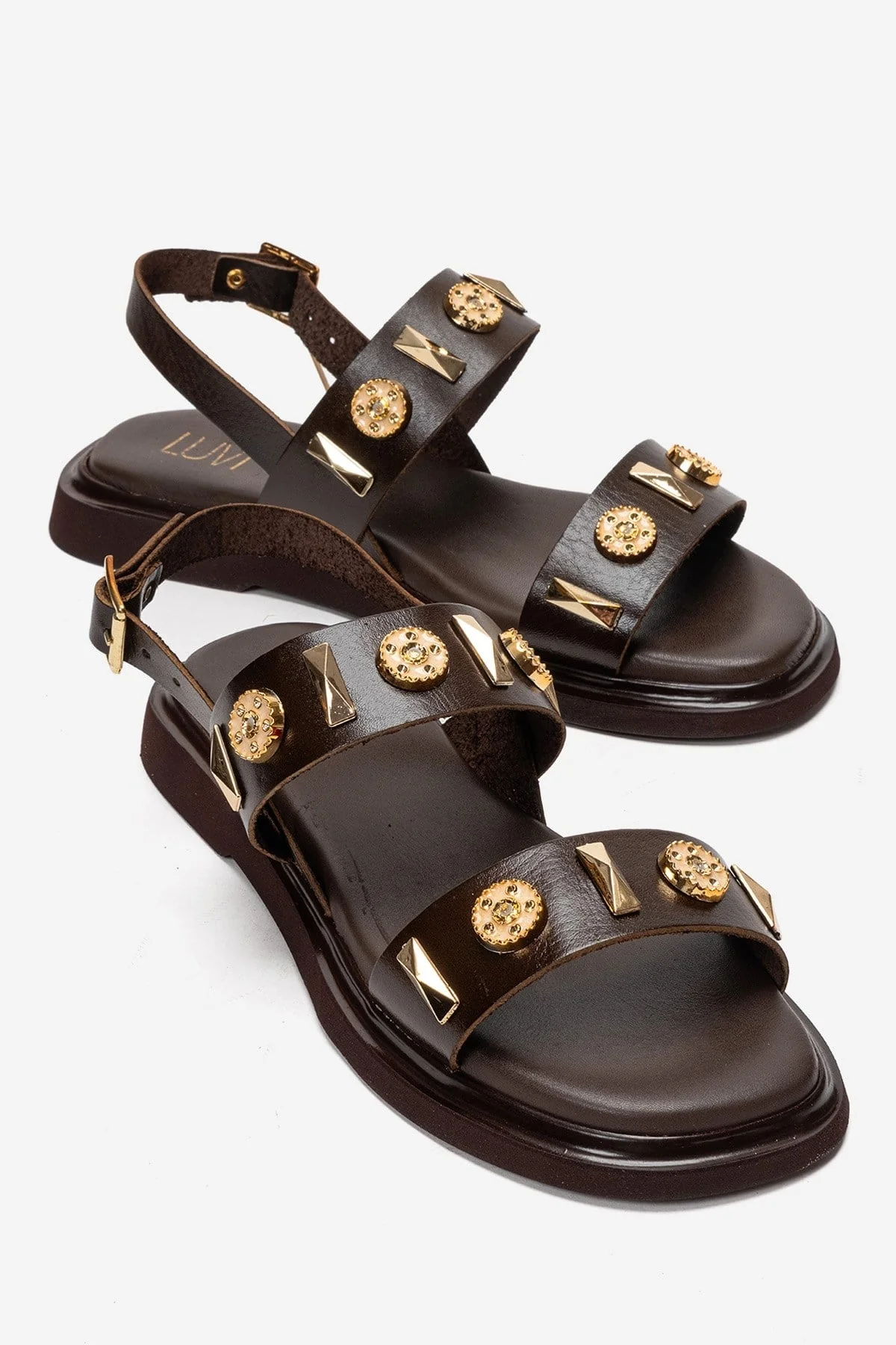 Libera - Brown Genuine Leather Sandal (Women)