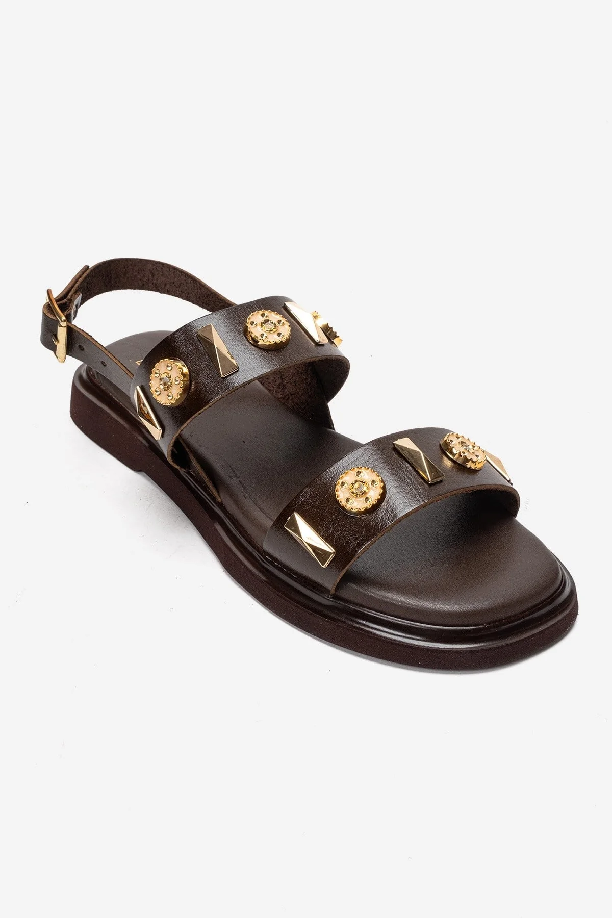 Libera - Brown Genuine Leather Sandal (Women) - Image 3