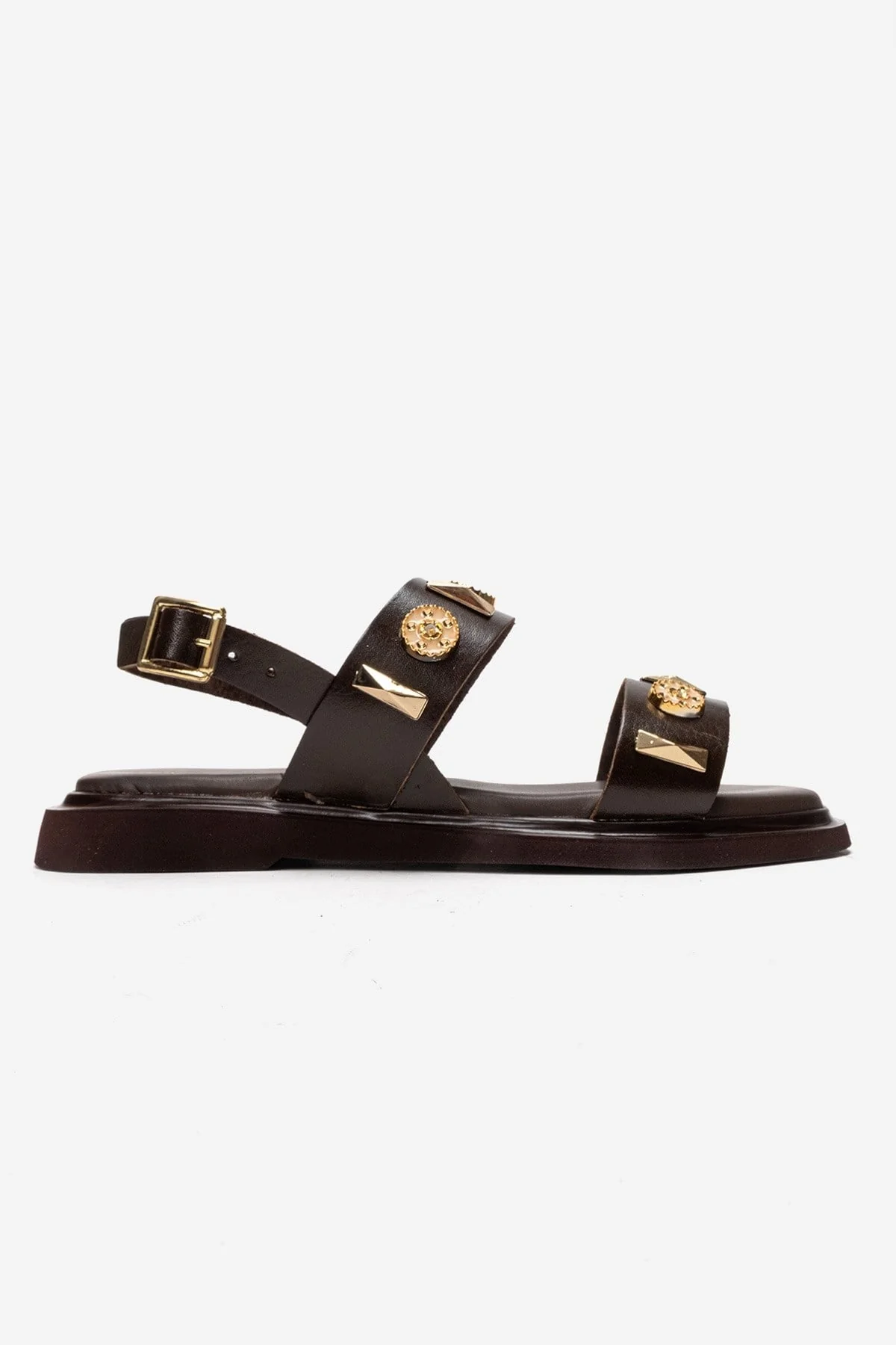Libera - Brown Genuine Leather Sandal (Women) - Image 4