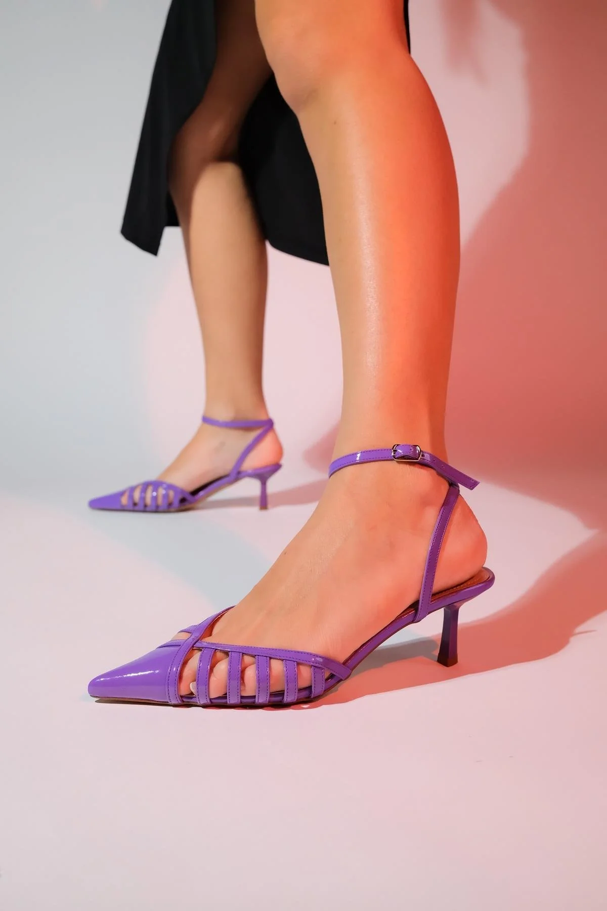 Liede - Purple Patent Pointed Toe Stiletto (Women) - Image 4