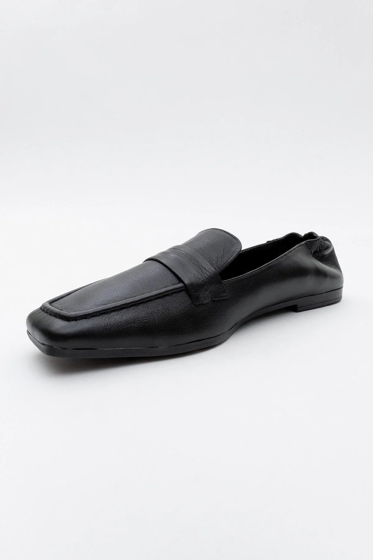 Liepa - Black Leather Loafers (Women) - Image 3