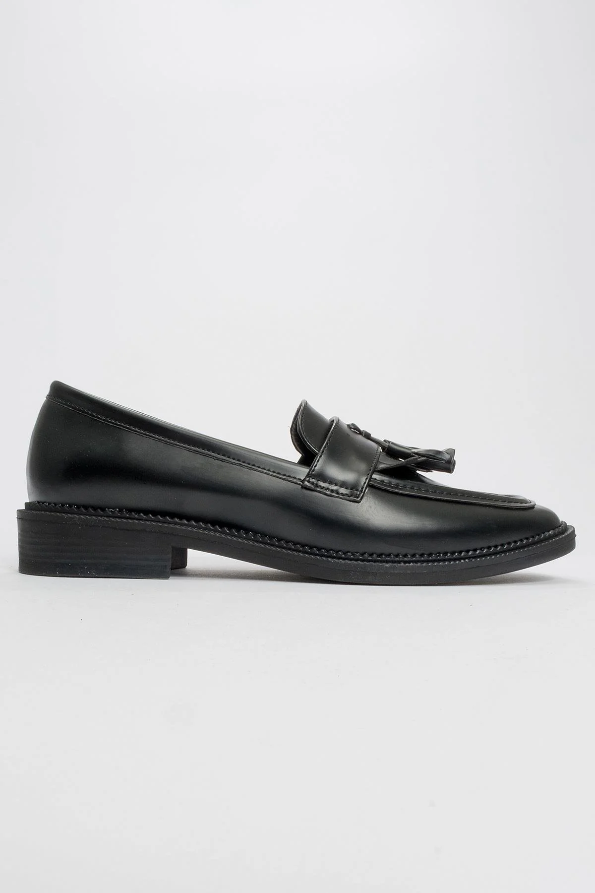 Lily - Black Matte Patent Loafer (Women) - Image 4