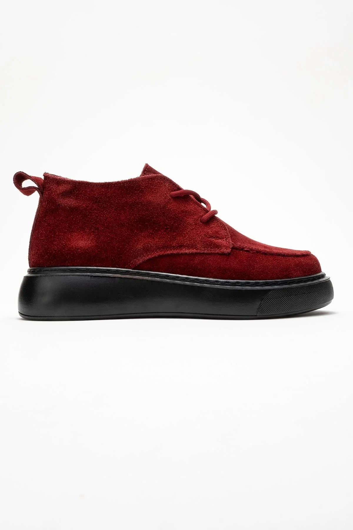 Lilya - Burgundy Genuine Leather Chukka Boot (Women) - Image 6