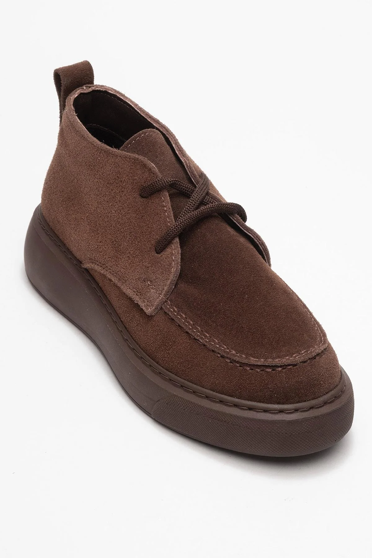 Lilya - Taupe Genuine Leather Chukka Boot (Women) - Image 3