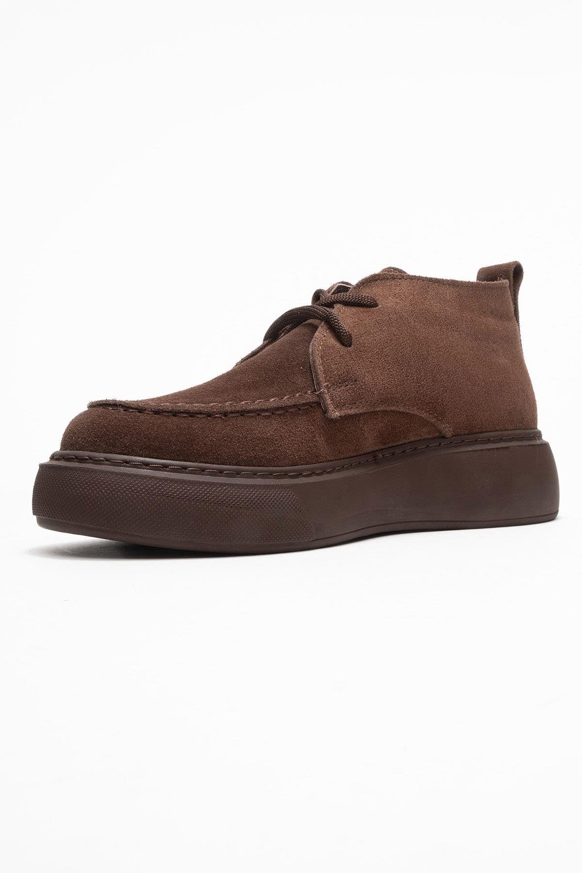 Lilya - Taupe Genuine Leather Chukka Boot (Women) - Image 4