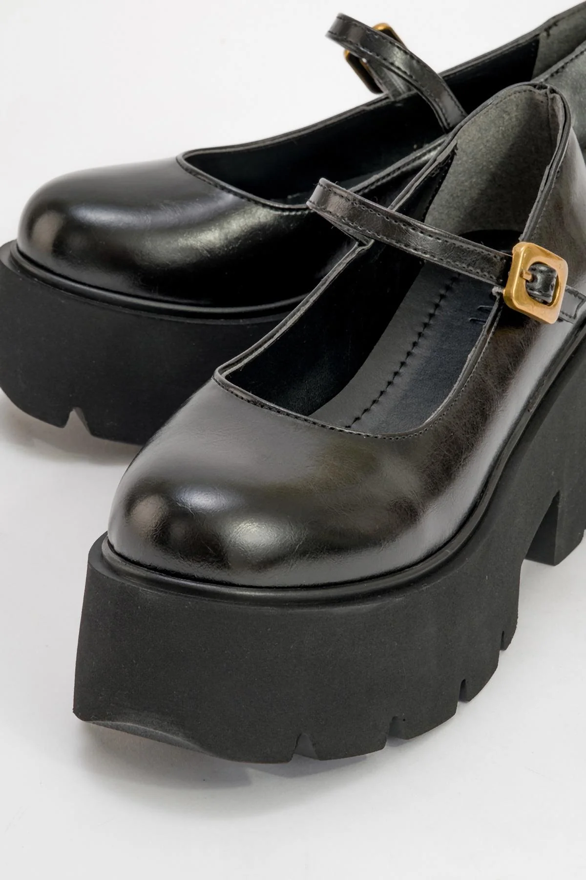 Linley Black Platform Loafer (Women) - Image 3