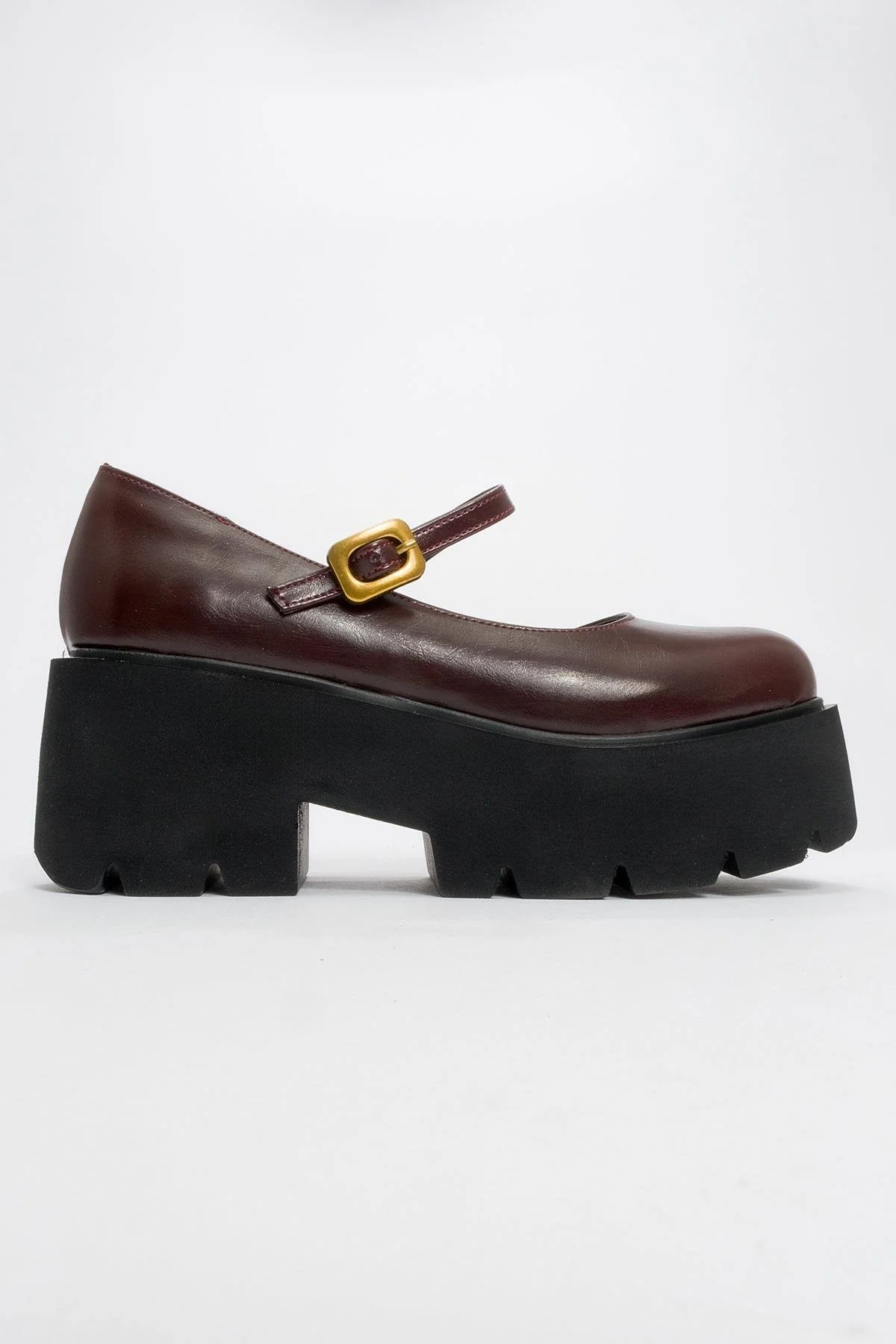 Linley Burgundy Platform Loafer (Women) - Image 4