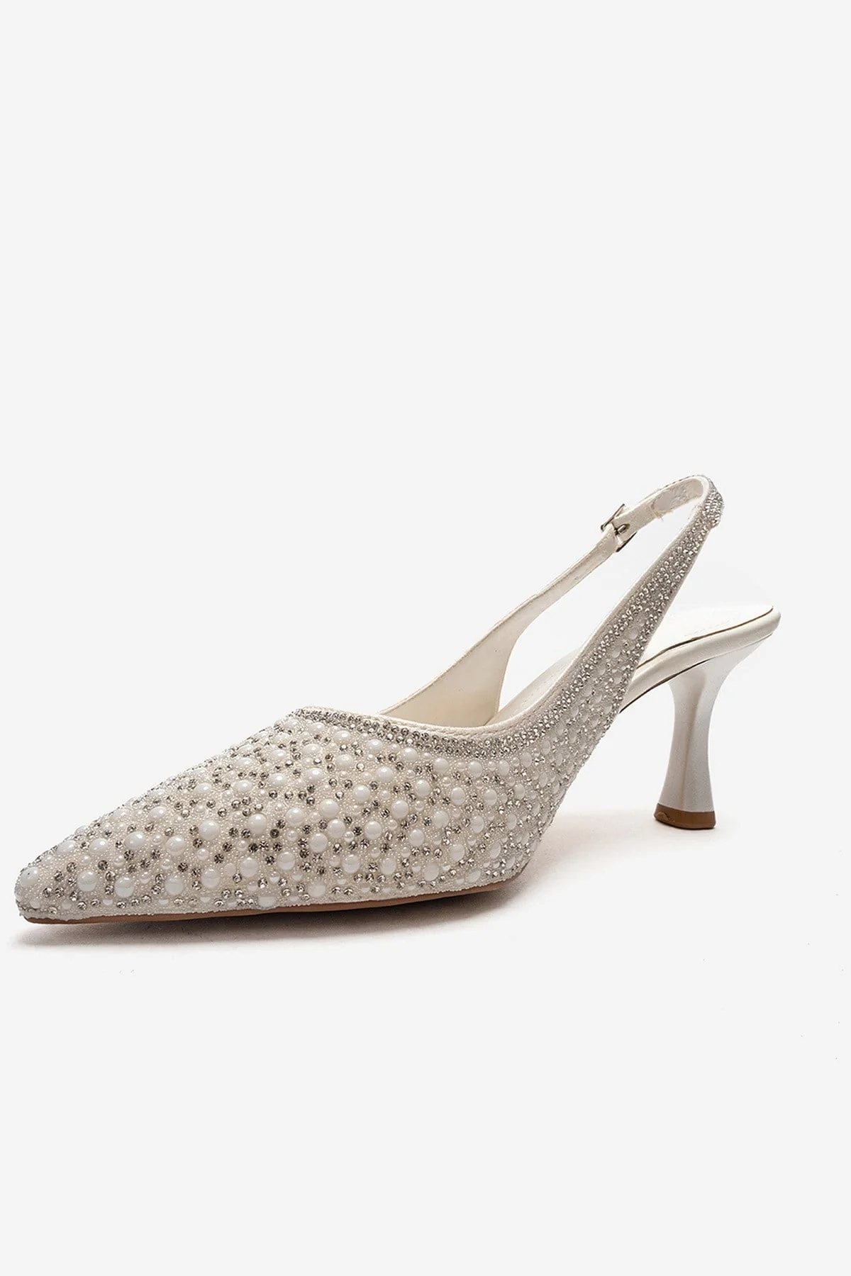 LINNEA - Off-White Stiletto Pump (Women) - Image 6