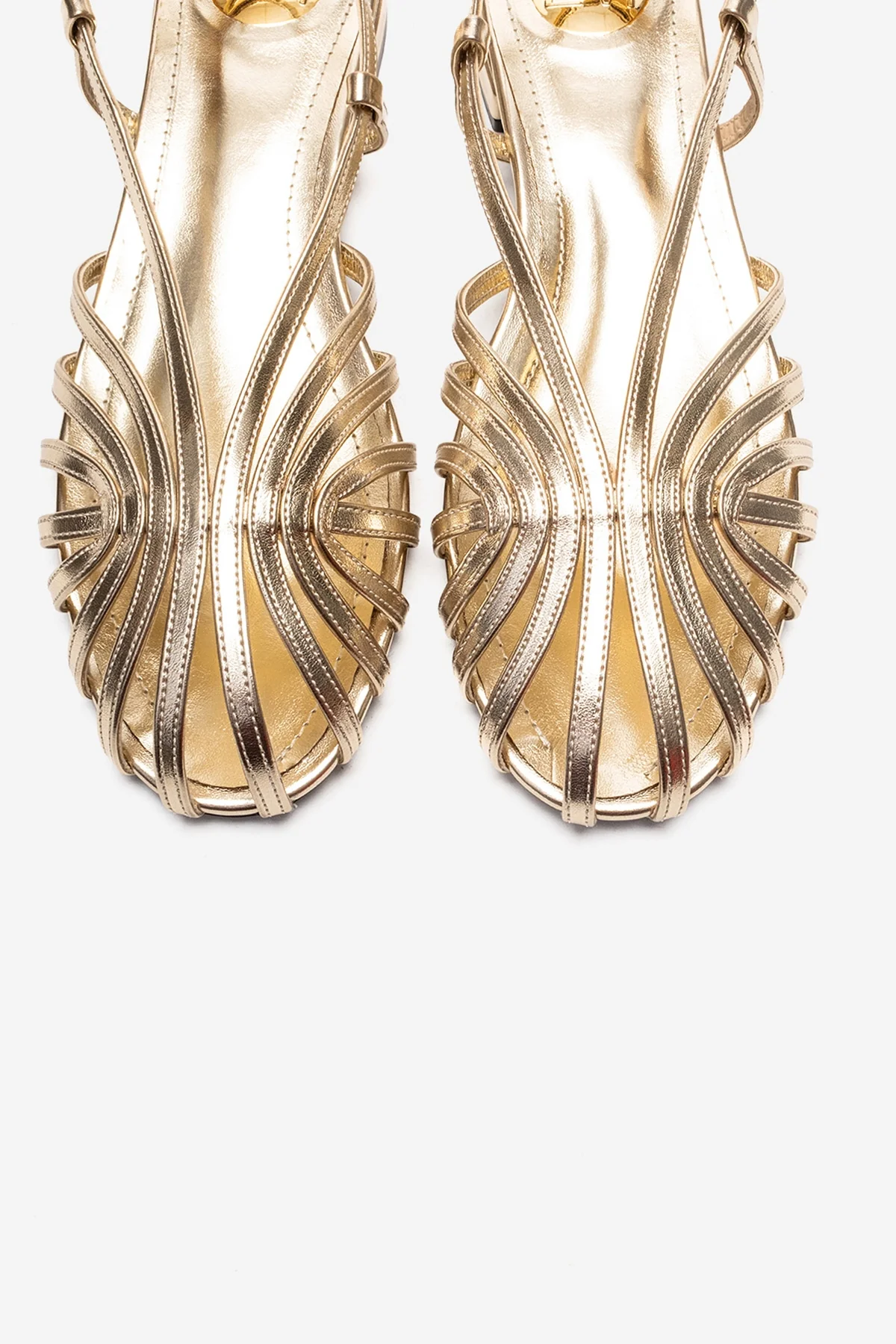 LISS - Gold Genuine Leather Sandal (Women) - Image 2