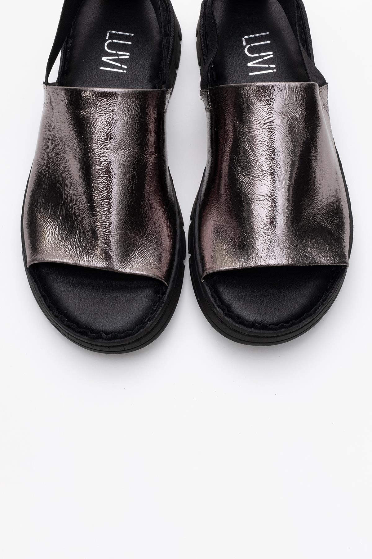 Londoi - Crystal Elastic Strap Leather Sandal (Women) - Image 2