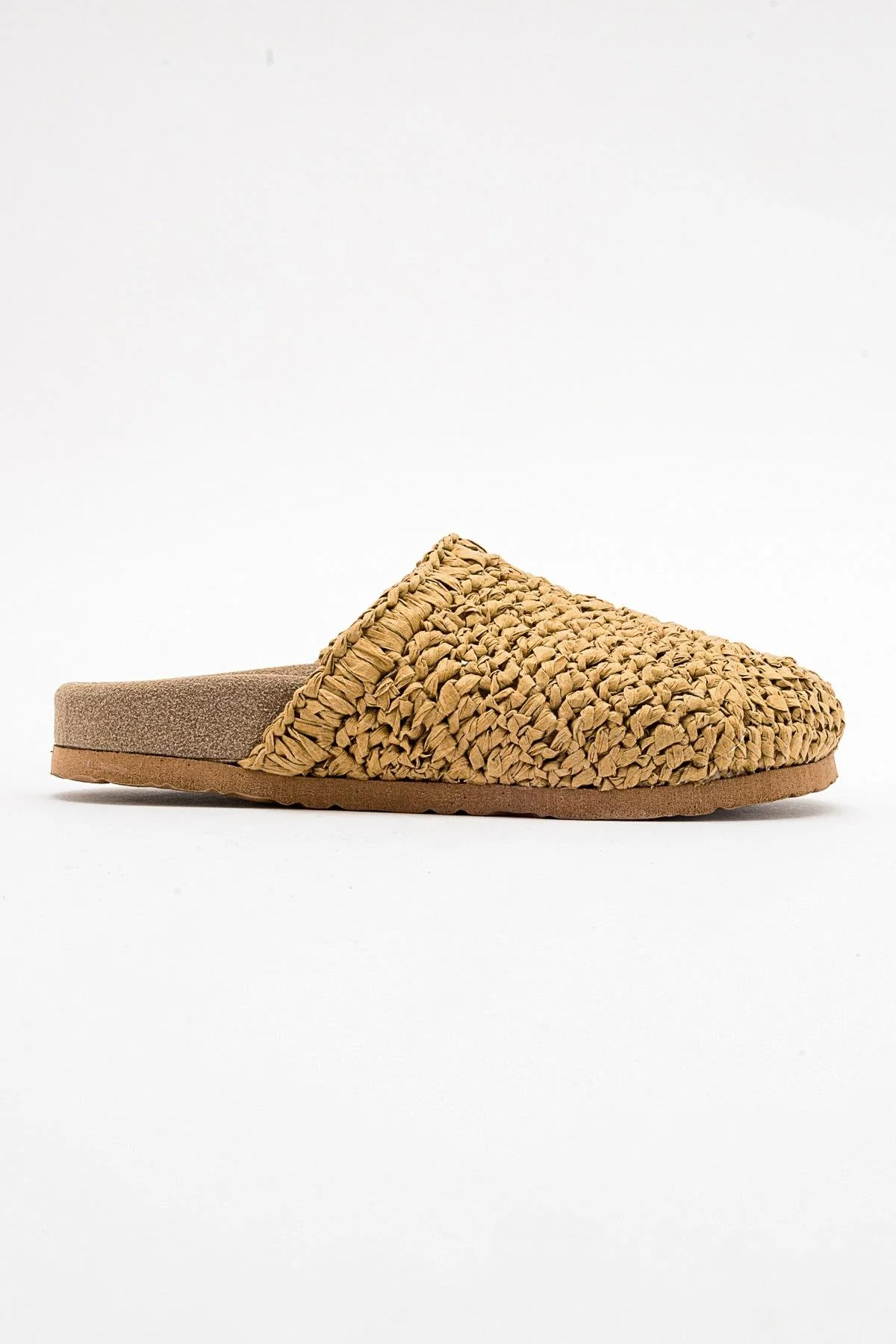 LOOP Light Beige Woven Slide Sandal (Women) - Image 6