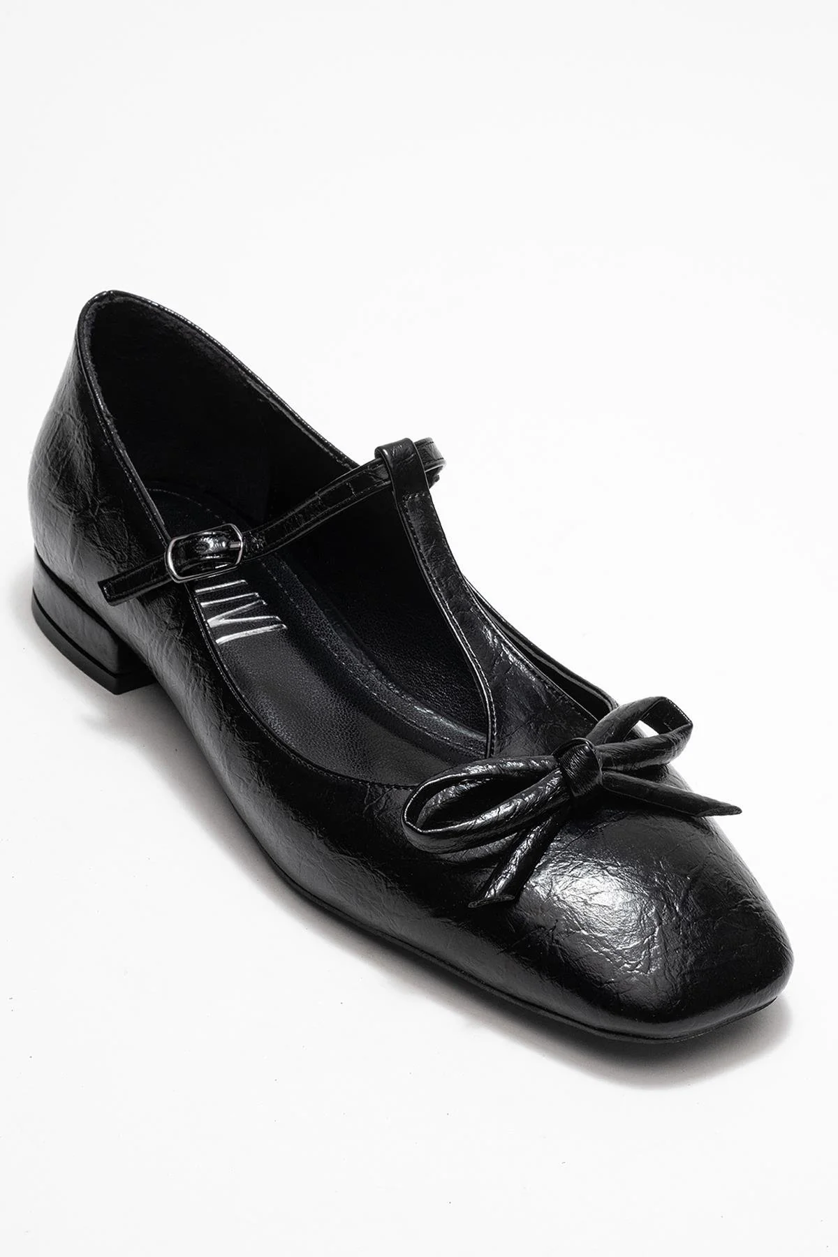 Lorena - Black Ballet Flat (Women) - Image 3