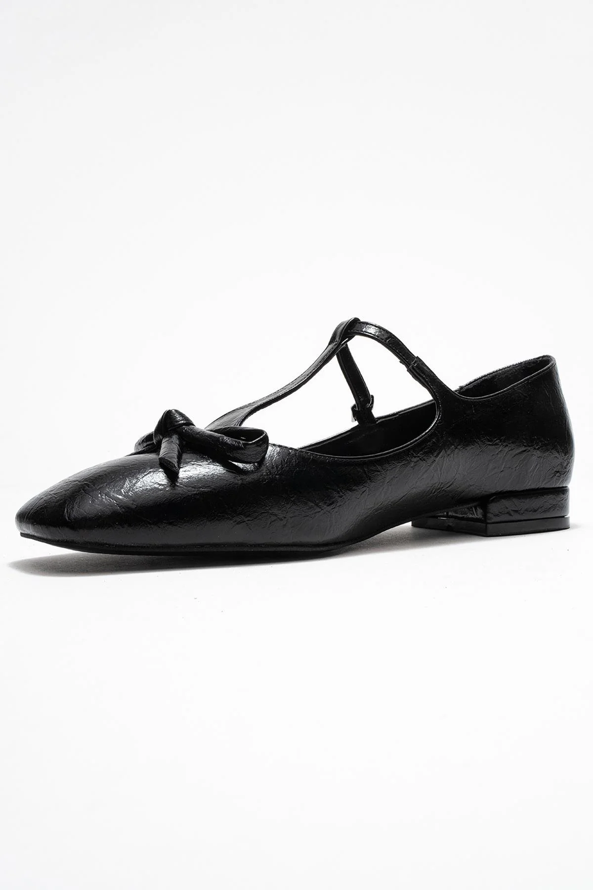 Lorena - Black Ballet Flat (Women) - Image 4