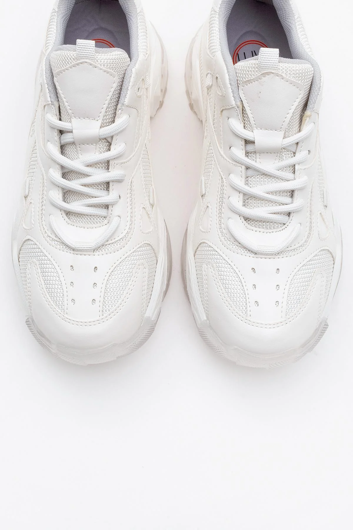 Loretta - White Platform Sneakers - Image 2