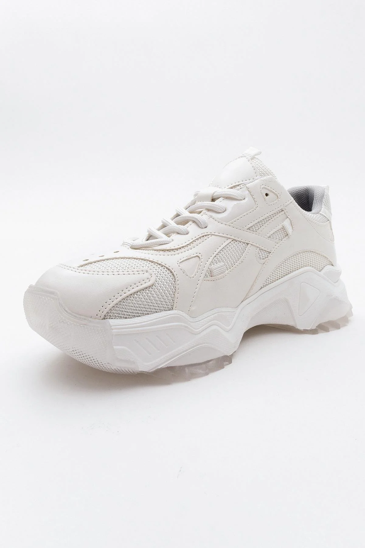 Loretta - White Platform Sneakers - Image 3