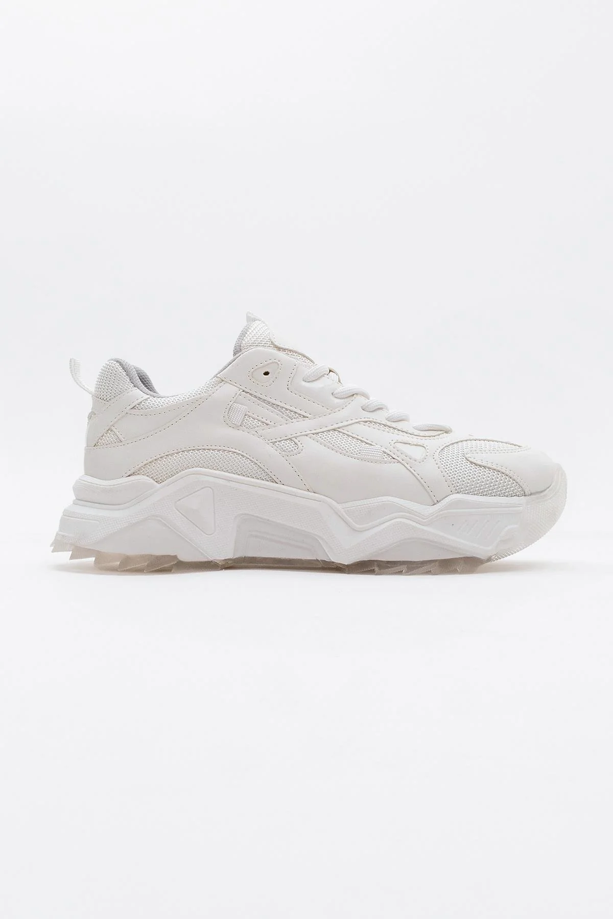 Loretta - White Platform Sneakers - Image 5