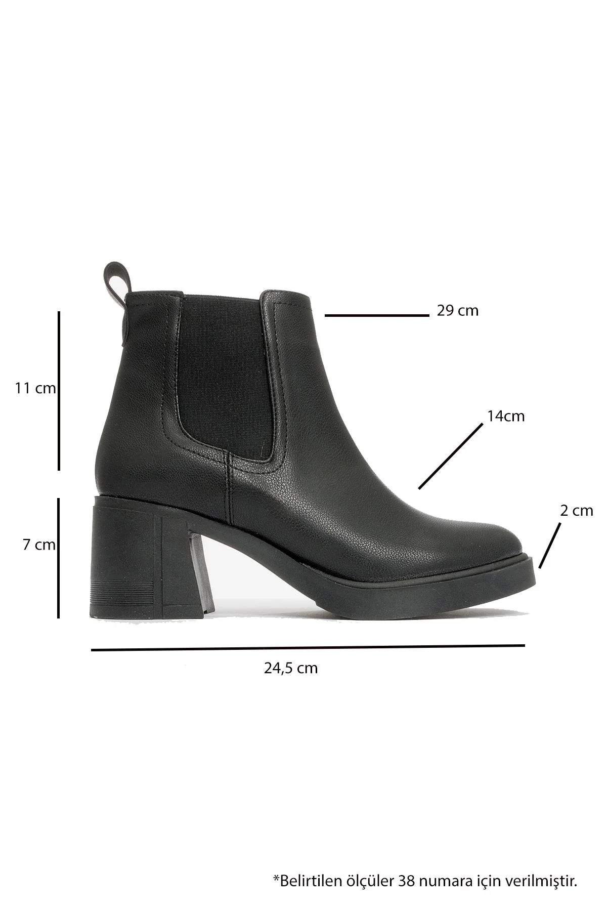 Loves - Black Block Heel Ankle Boot (Women) - Image 4