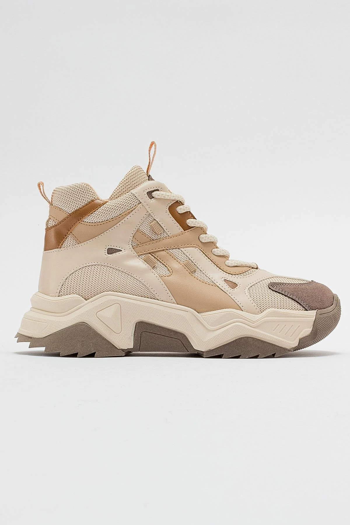 Lowel Beige-Brown Sneaker Boot (Women) - Image 6