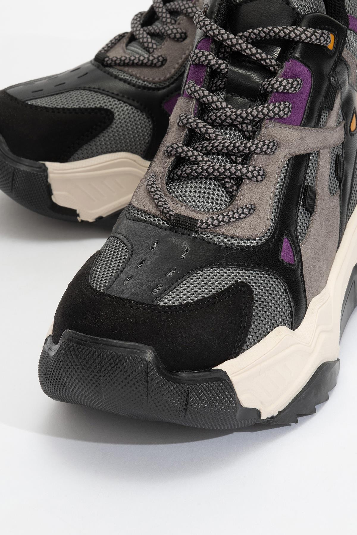 Lowel Black-Purple Sneaker Boot (Women) - Image 3