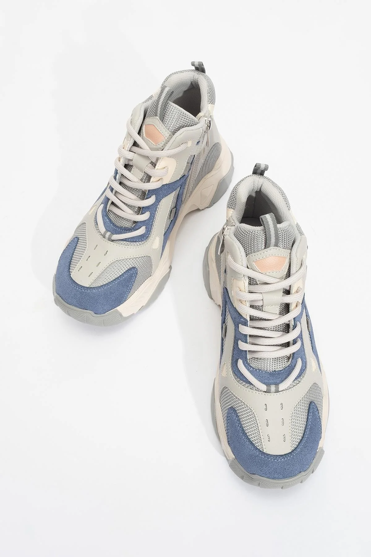 Lowel Blue-Gray Sneaker Boot (Women) - Image 2