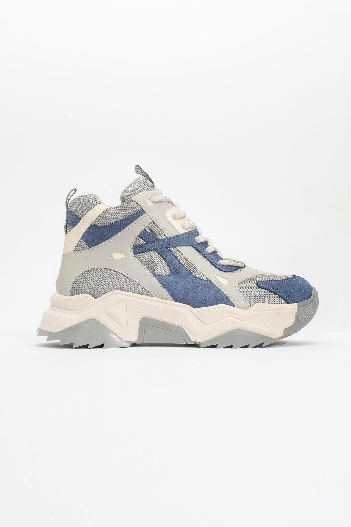 Lowel Blue-Gray Sneaker Boot (Women) - Image 4