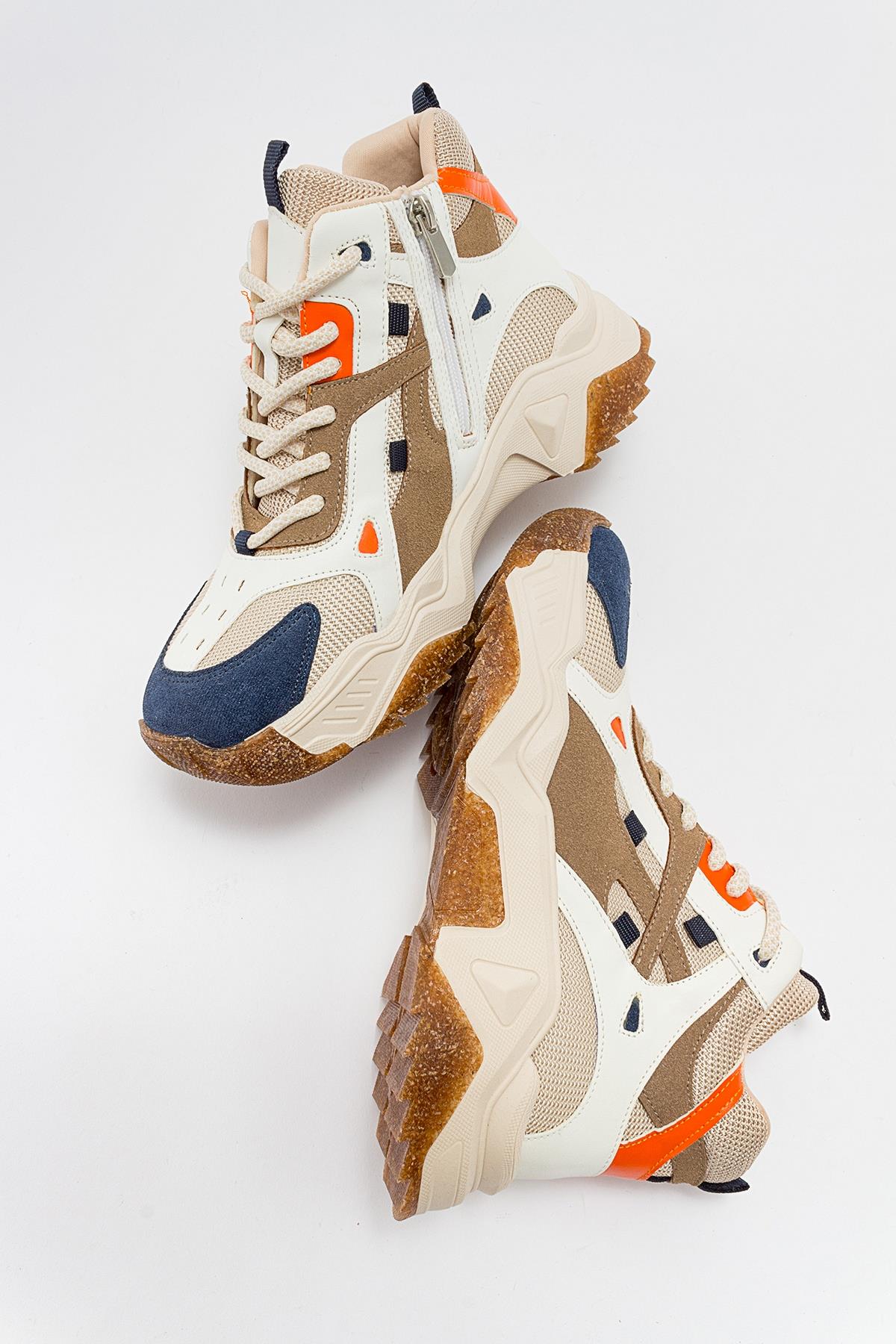 Lowel Navy Multi Sneaker Boot (Women) - Image 3